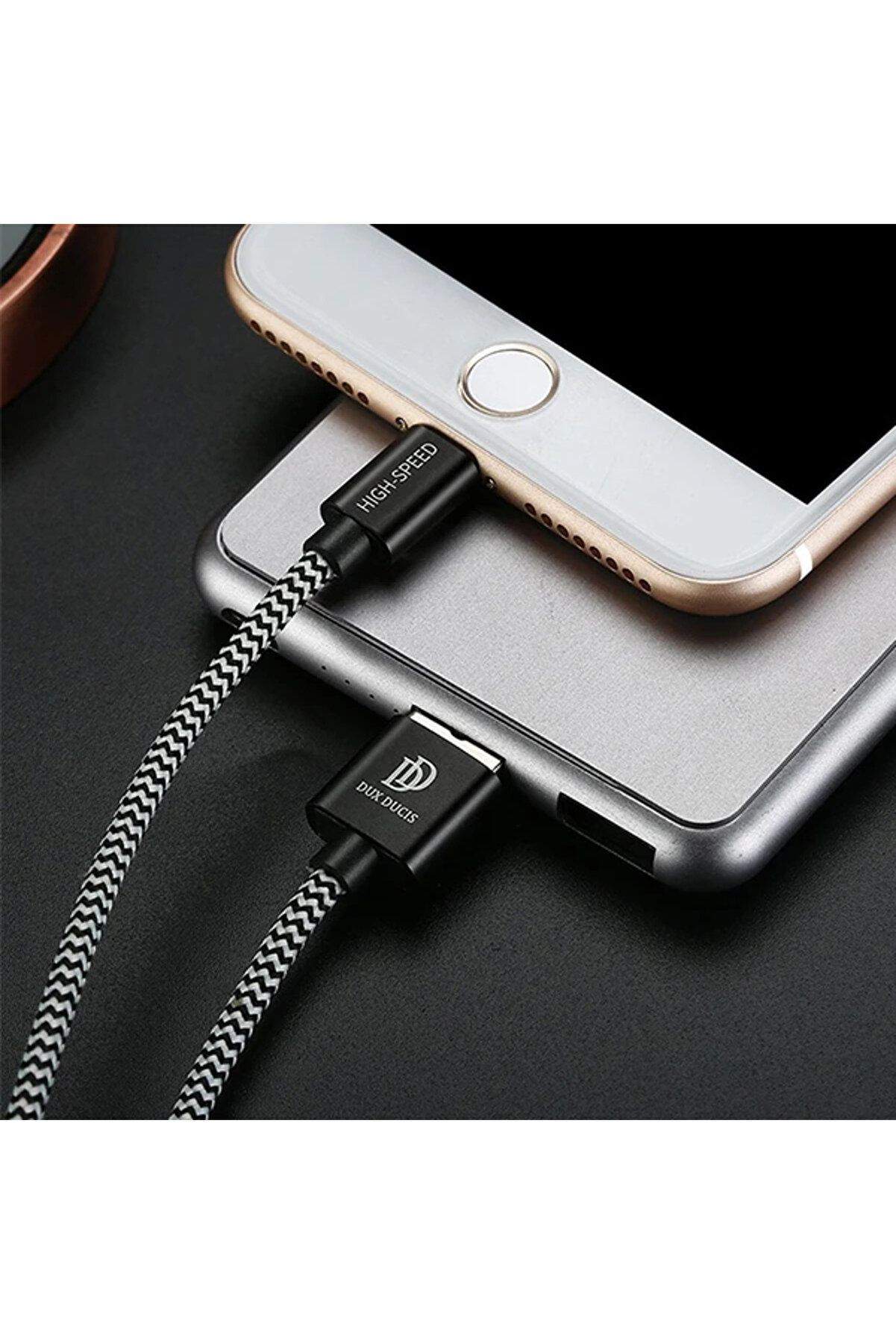Dux Duci̇s K-One Cable İphone Usb Şarj Kablosu 1 Metre-(5775) - Gms6516-2762