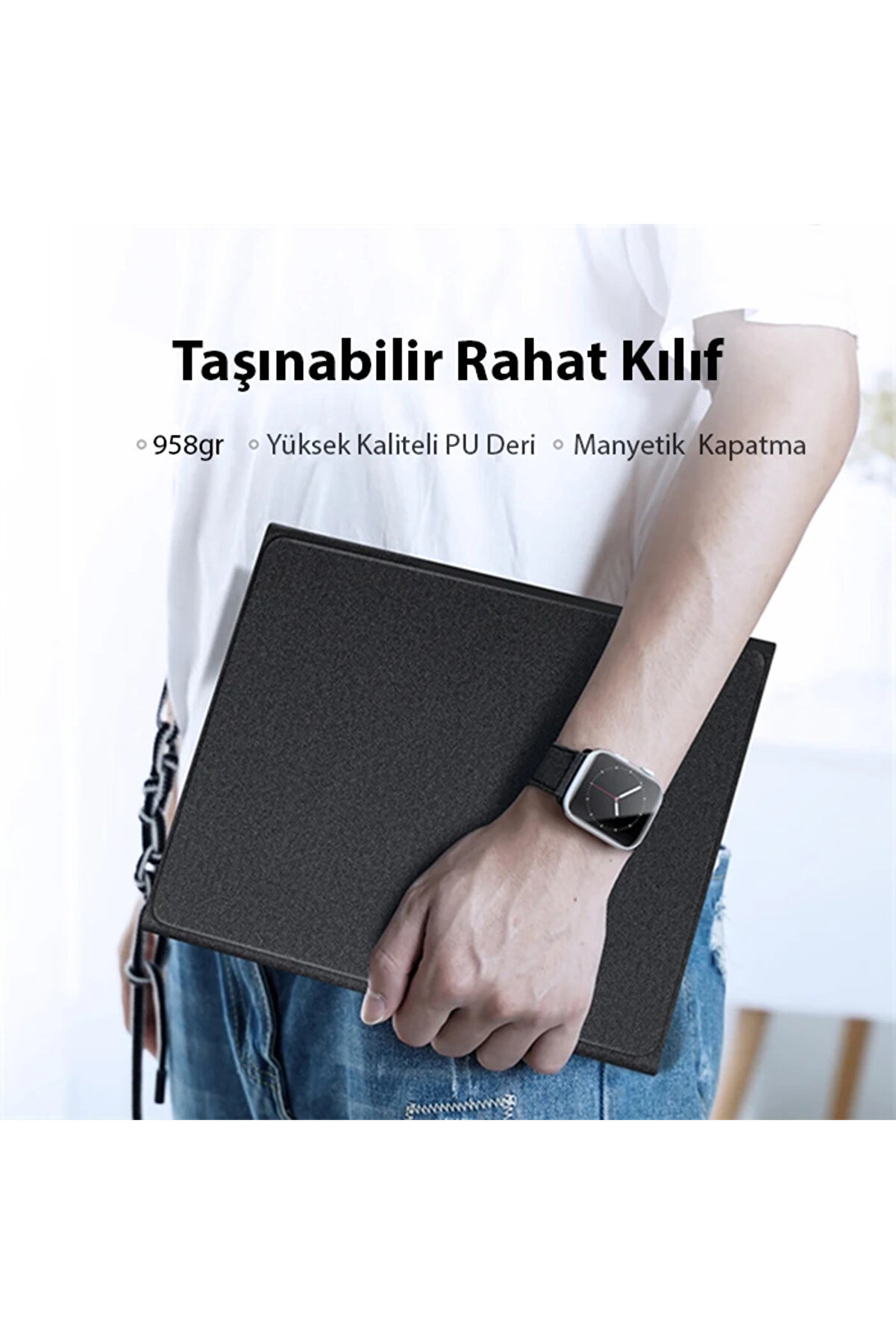 İpad Pro 12.9 (2020/2021/2022) Uyumlu Tk Seri̇es Kablosuz Bluetooth Klavye Tou - Dropx4257-1116