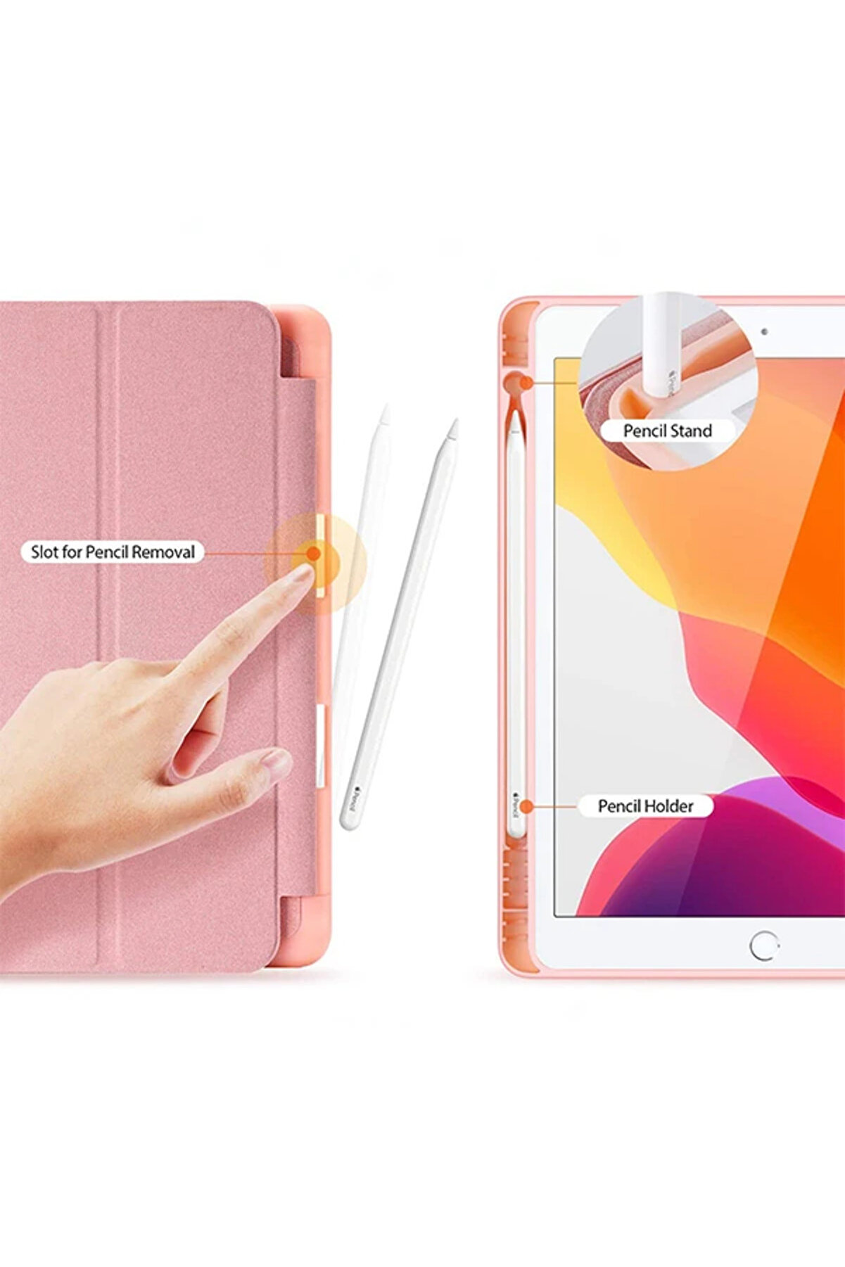 Dux Duci̇s İpad 7-8-9 10.2 (201920202021) Kılıf Kalem Yerli̇ Soft Tpu Mıknatıslı - Gms1293-3287