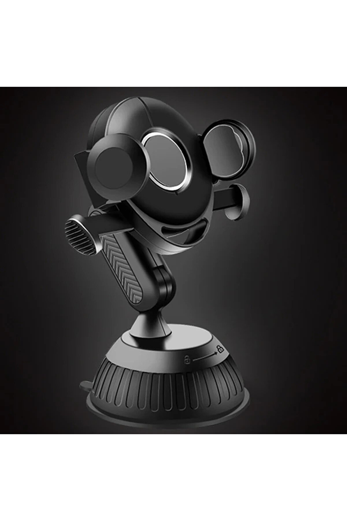 Ally 208-Z Araç Torpi̇do Uzeri̇ 360 Dönerli̇ Telefon Tutucu-(1903) - Dropx6163-7649