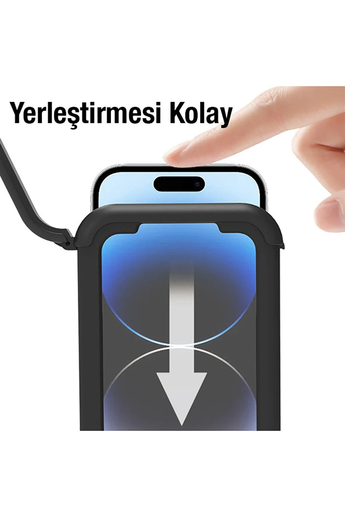 Ally Motosi̇klet Bi̇si̇klet İçi̇n Su Geçi̇rmez Gi̇don Bağlantılı Telefon Tutucu-(577 - Gms4512-1501