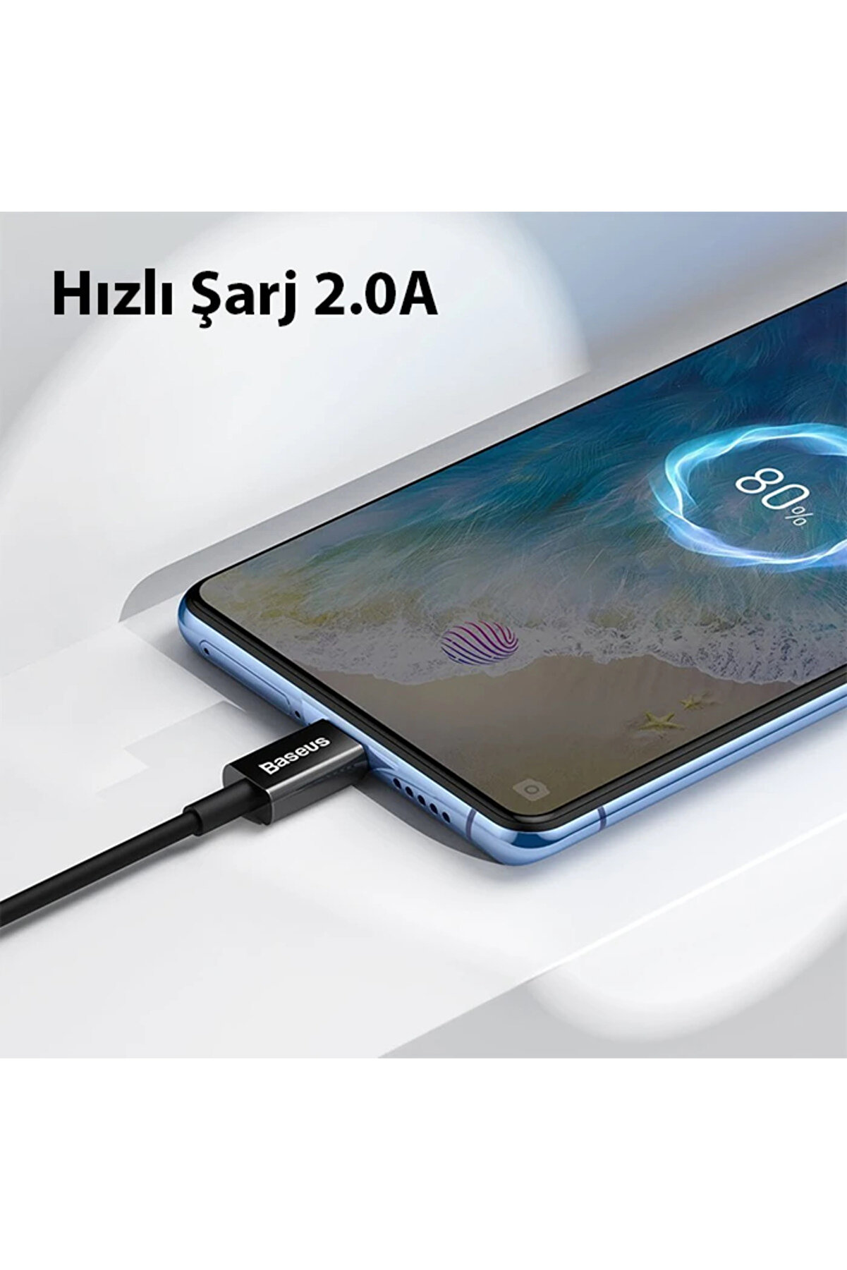 Superi̇or Seri̇es Usb To Mi̇kro Hızlı Şarj Ve Data Kablosu 2A 1M-(1903) - Dropx1765-8897