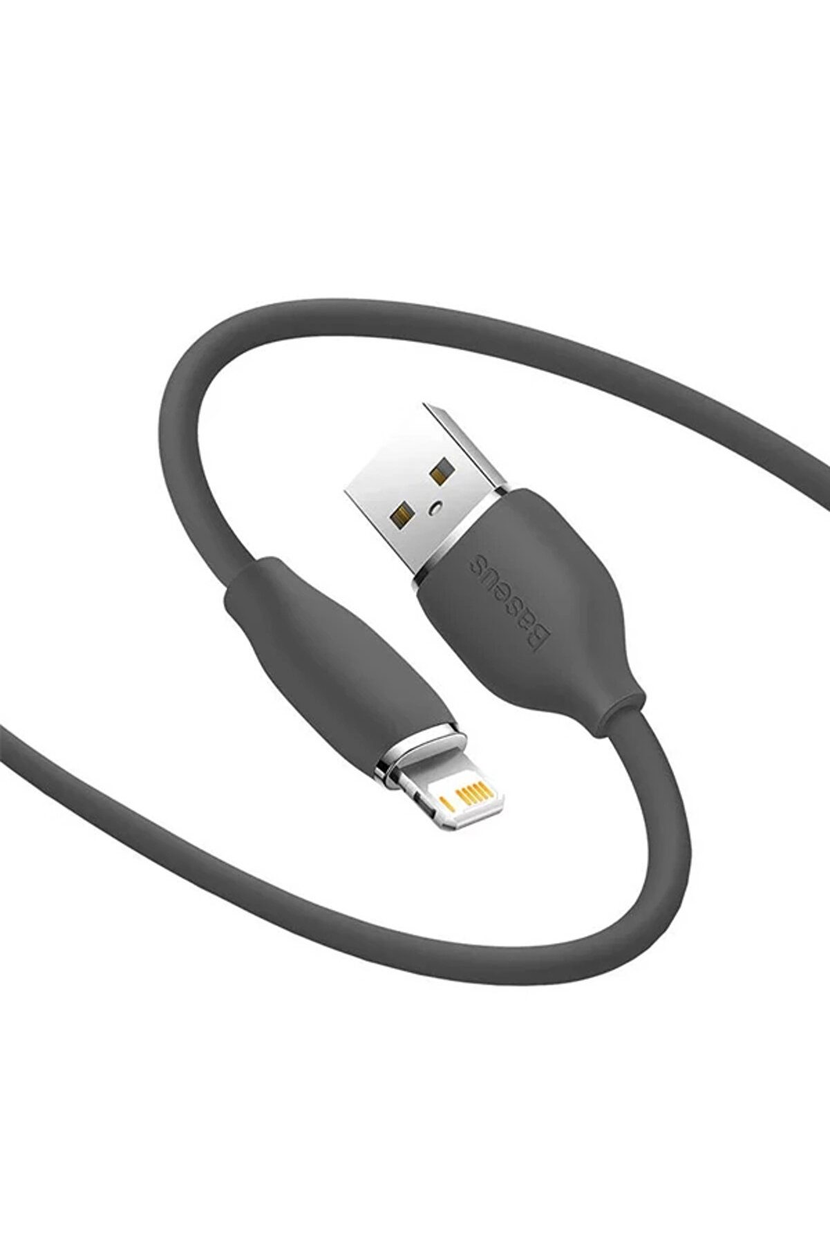 Jelly Li̇qui̇d Usb To İphone Li̇ghtni̇ng 2.4A Hızlı Şarj Kablosu 1.2M-(5775) - Gms9417-9051
