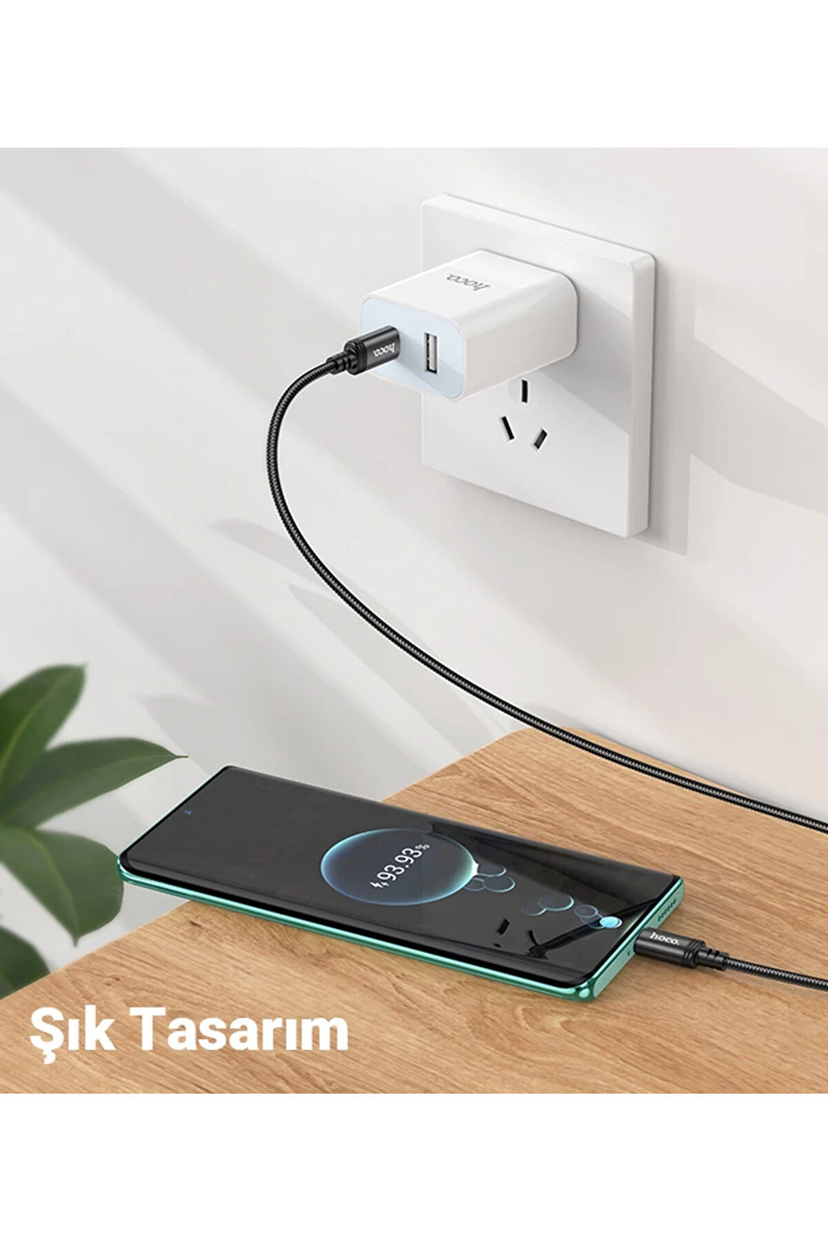 Hoco X89 Pd 60W Type-C To Type-C Hızlı Şarj Ve Data Kablosu-(1903) - Dropx8171-1812