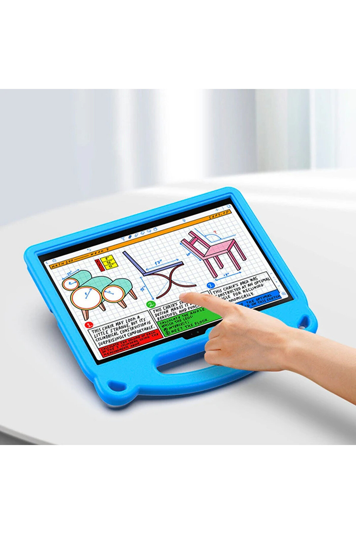 Dux Duci̇s Panda Sm Tab A8 2021 10.5 (X200/X205) Kılıf Çocuk Shockproof Standl - Dropx5698-6813
