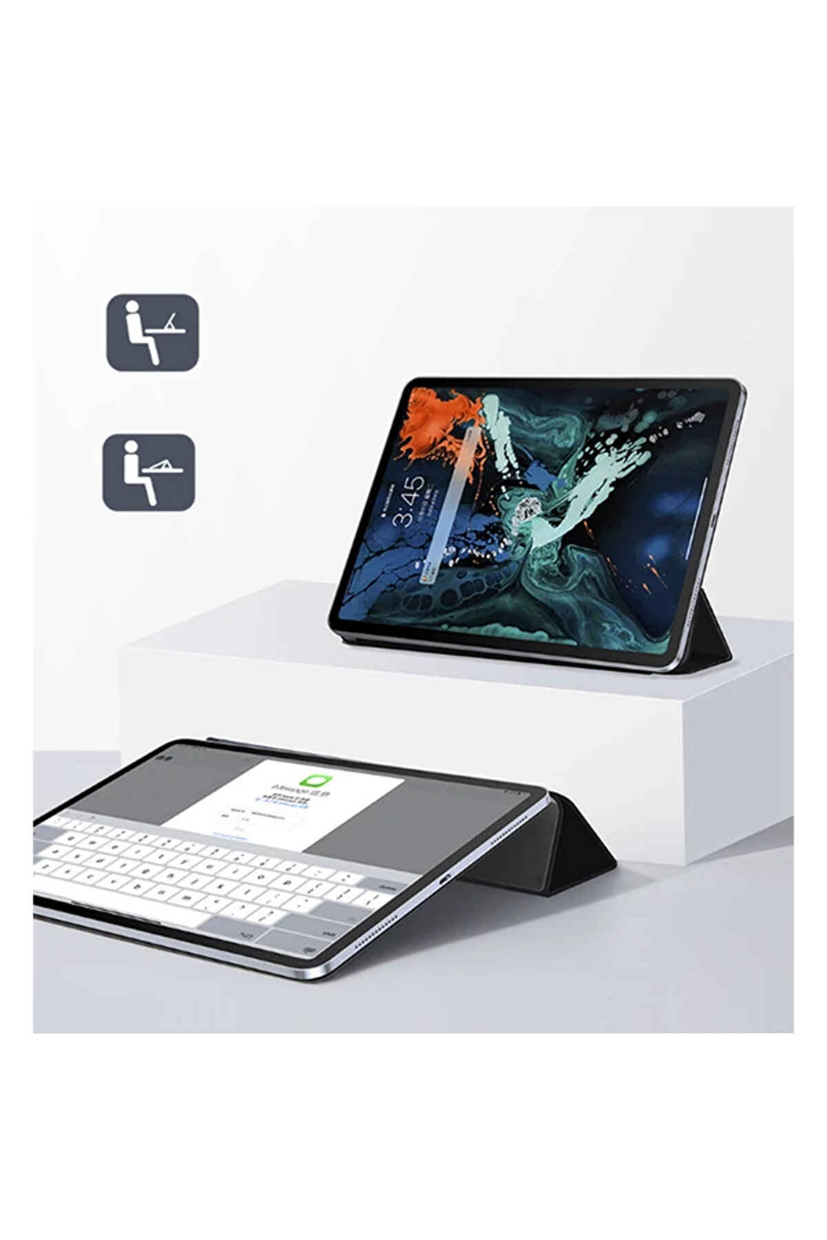 Si̇mpli̇sm Y-Type İpad Pro 11 İnch Pu Deri̇ Manyeti̇k Kapak Kılıf-(5775) - Gms3889-8888