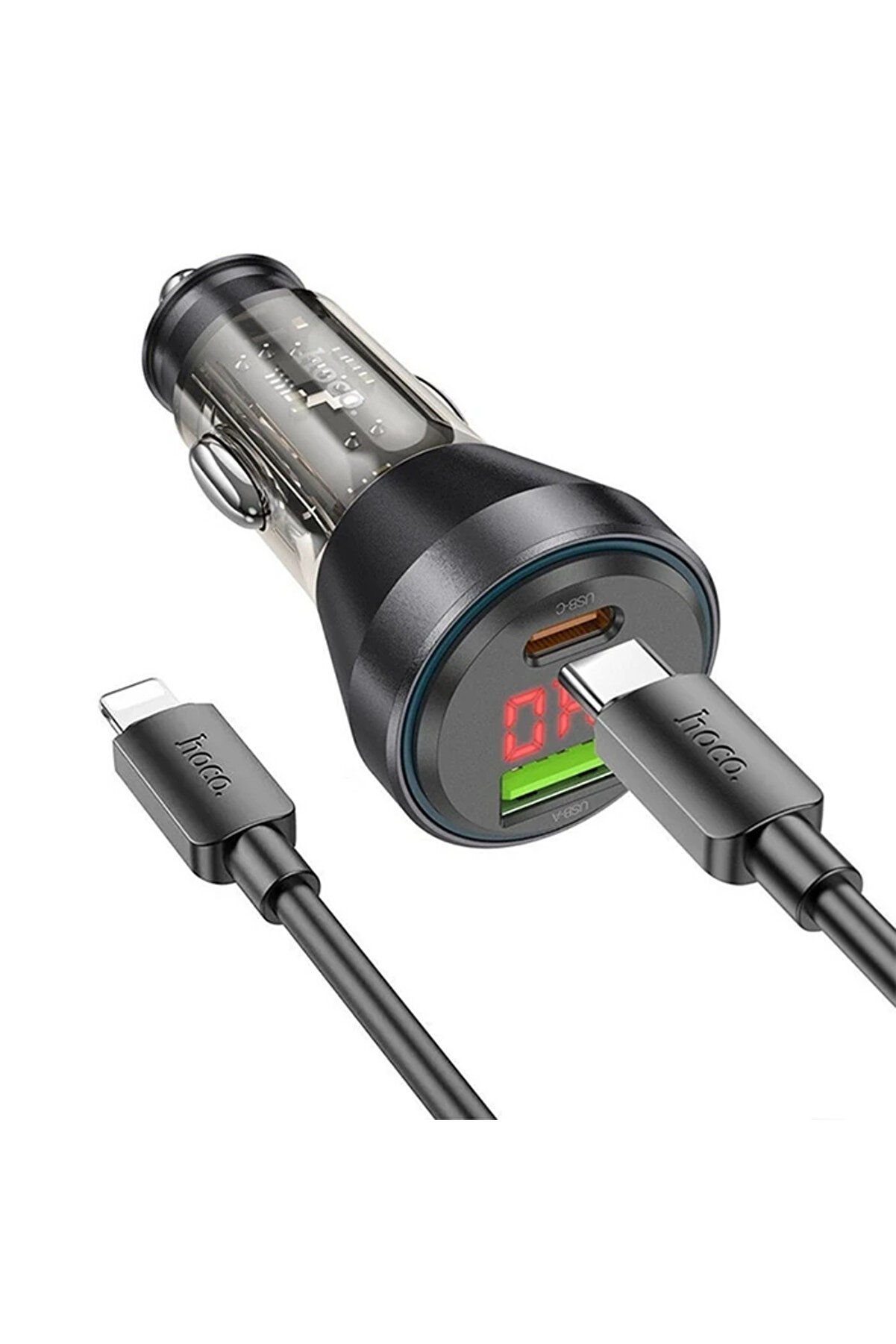 Hoco Nz12B Uni̇mpeded Pd48W Usb + Type-C Araç Çakmaklı Hızlı Şarj Aleti̇ + T - Dropx5835-4744