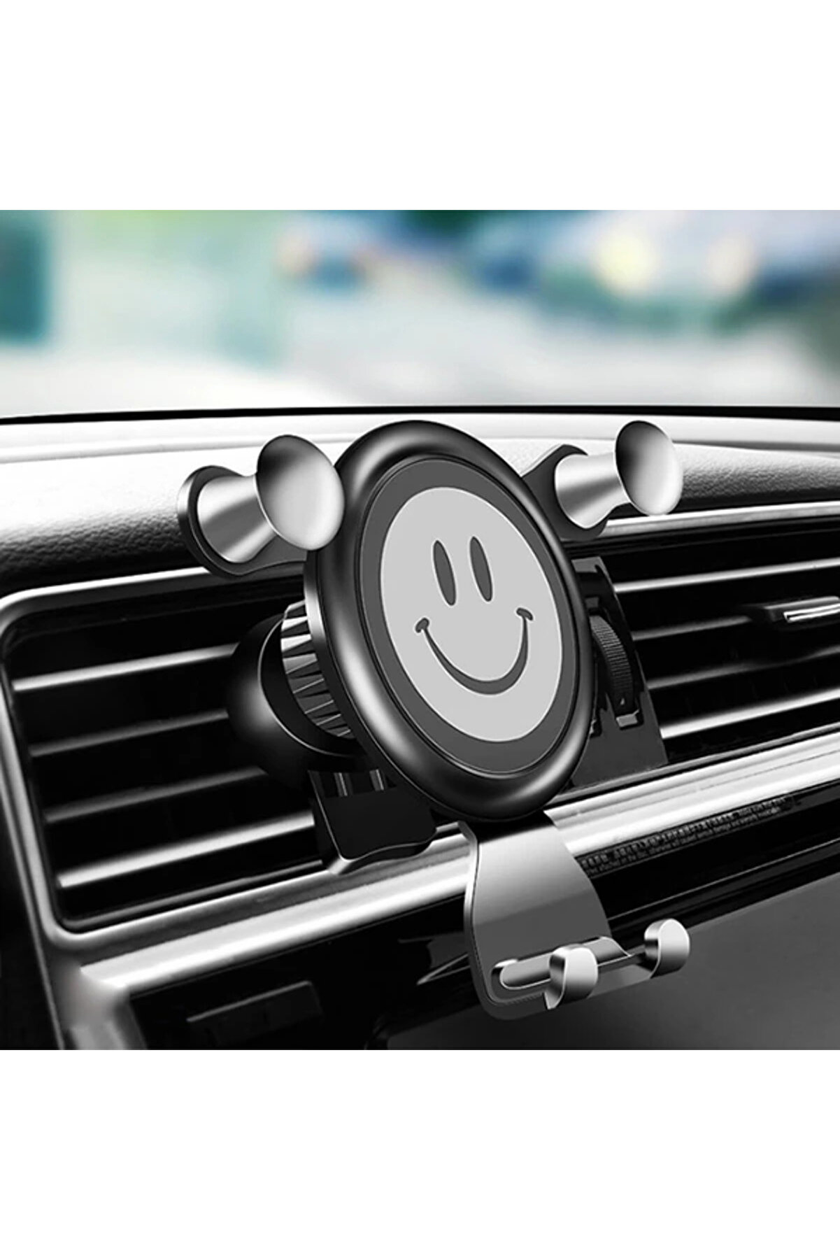 CepteToptan Ally R-054 Gravity Smile Universal Cep Telefonu Araç Tutucu-(1903) - DROPX5063-6919