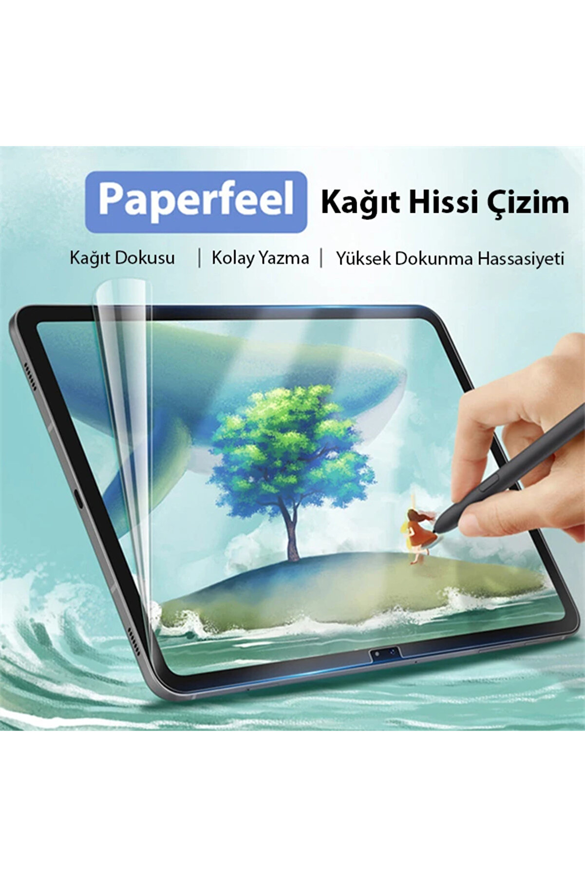 Dux Duci̇s Sm Galaxy S8/S7 Paperfeel Pet Ekran Koruyucu 0.15Mm Darbe Emi̇ci̇ Fi̇lm-(5775)