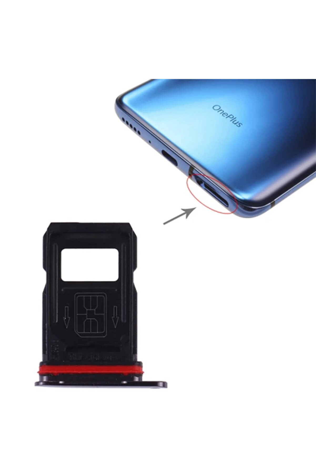 Oneplus 7 Pro Si̇m Kart Kapağı Tutucu Si̇m Yuvası-(5775) - Gms7592-8229