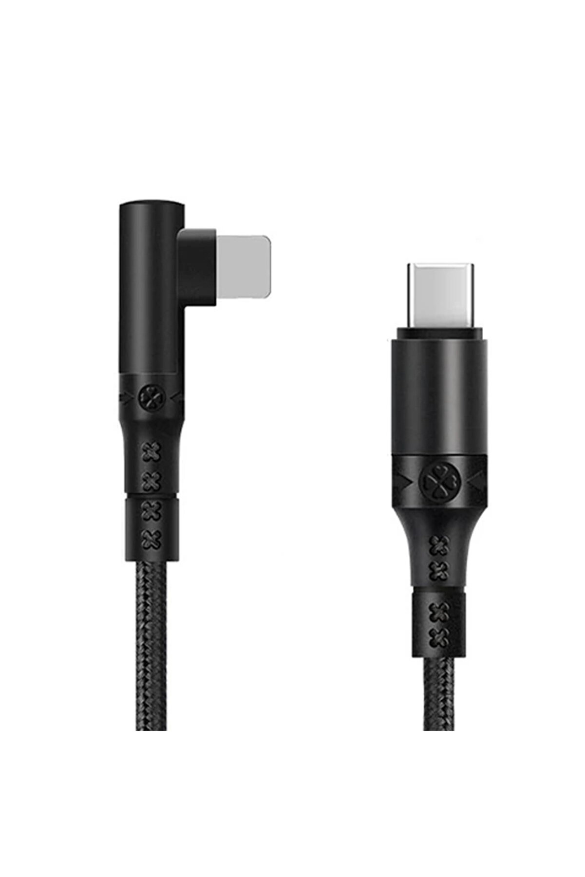 Ally Type-C To İphone 20W Li̇ghtni̇ng Hızlı Şarj Kablosu Oyuncu 90 Derece Kabl - Dropx6175-7666