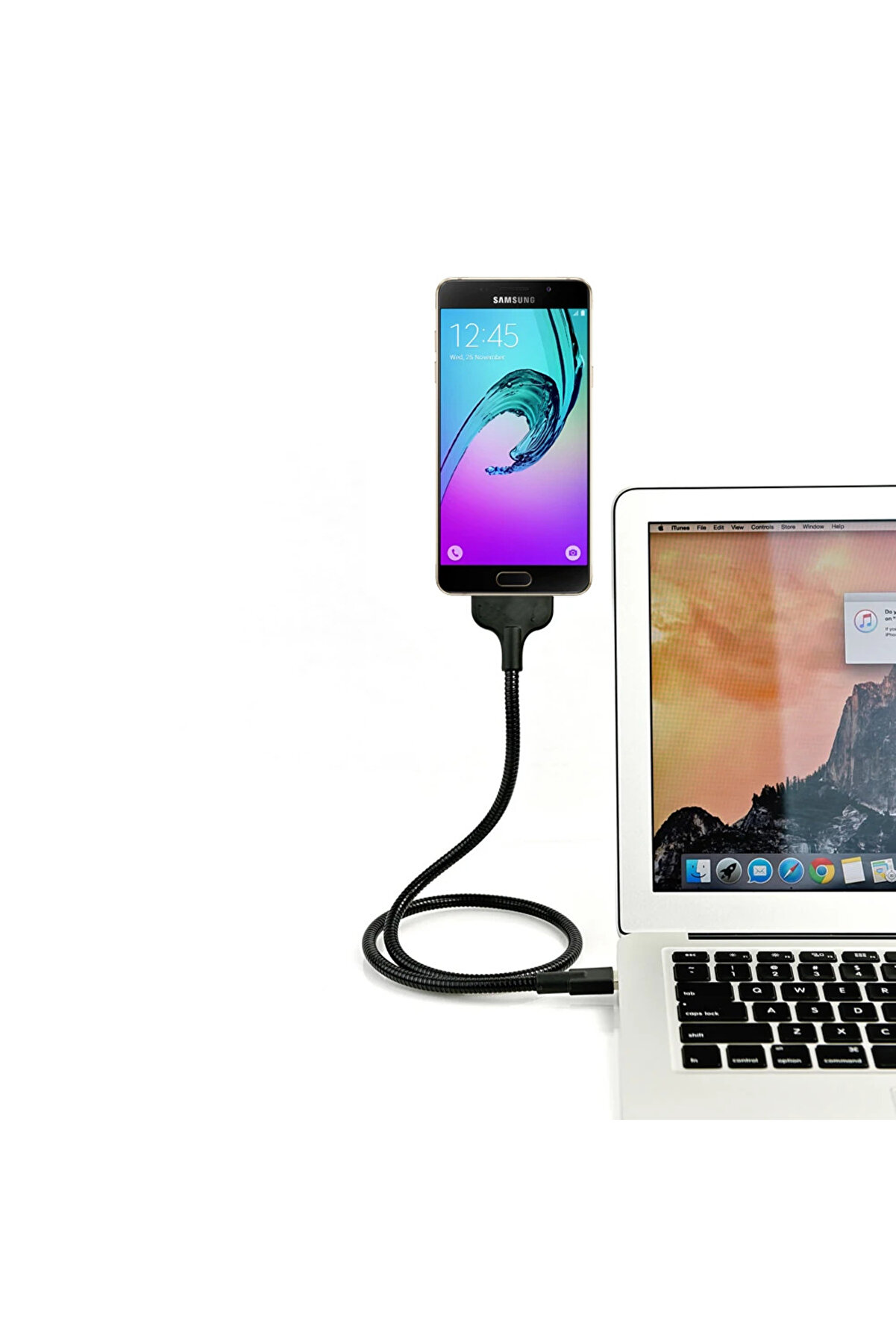 gizmurstore Lazy Acrobat Metal Usb Stand Android Micro Usb-(5775) - GMS6691-9004