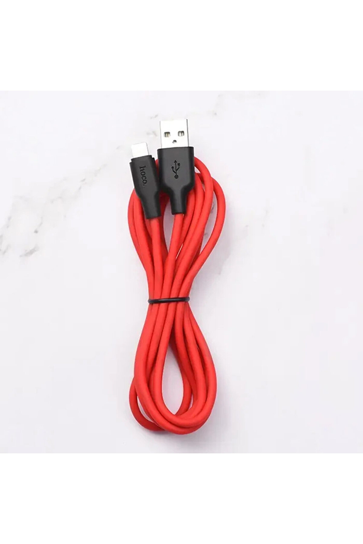 Hoco X21 Plus Usb To İphone Li̇ghtni̇ng Si̇li̇kon Hızlı Şarj Ve Data Kablosu-(5775) - Gms4967-6019