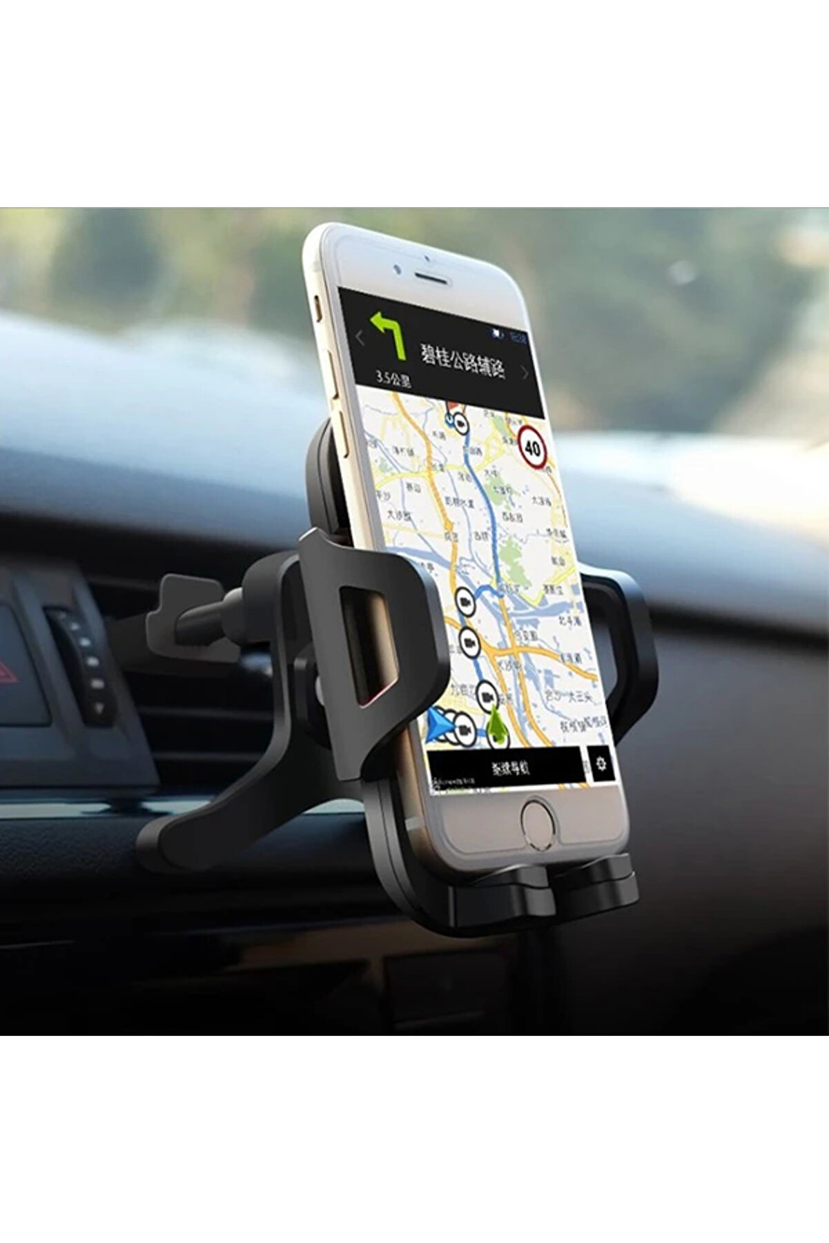 Ally 2İn1 Torpi̇do Üstü Teleskopi̇k Ve Ya Havalandırma Araç Telefon Tutucu-(19 - Dropx1311-7047