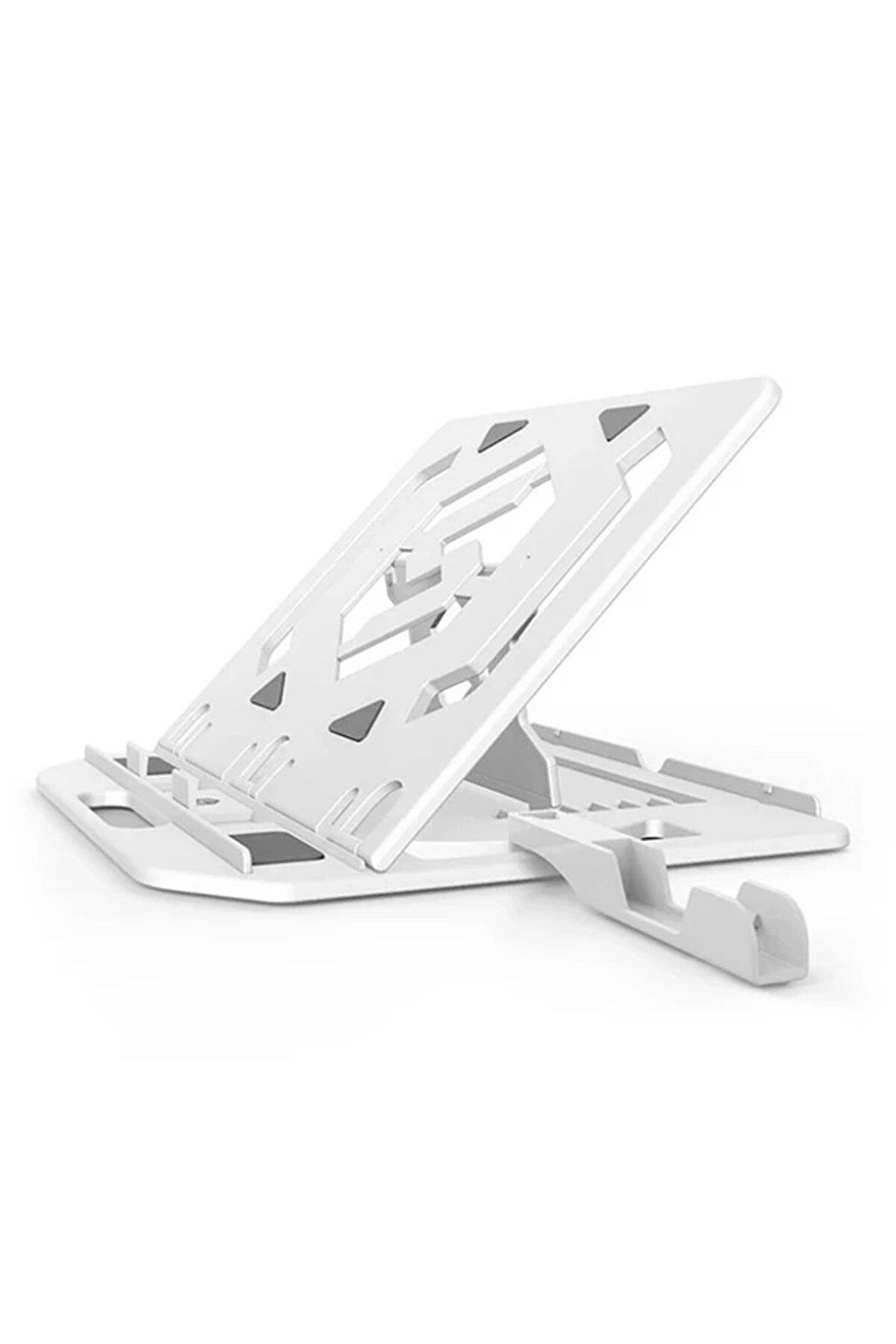 Ally Yüksekli̇k Ayarlı Di̇züstü Laptop-Tablet Standı Telefon Tutucu-(5775) - Gms7030-8562