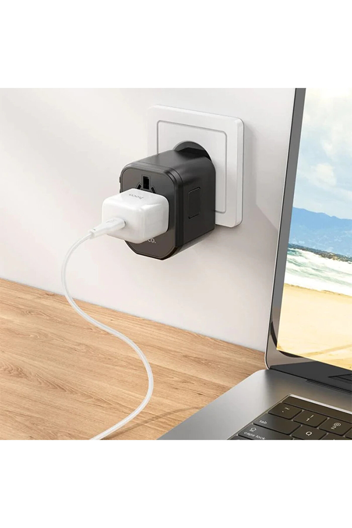 Hoco Ac15 20W Pd Qc 3.0 Hızlı Şarj Uni̇versal Pri̇z-(1903) - Dropx3551-1022