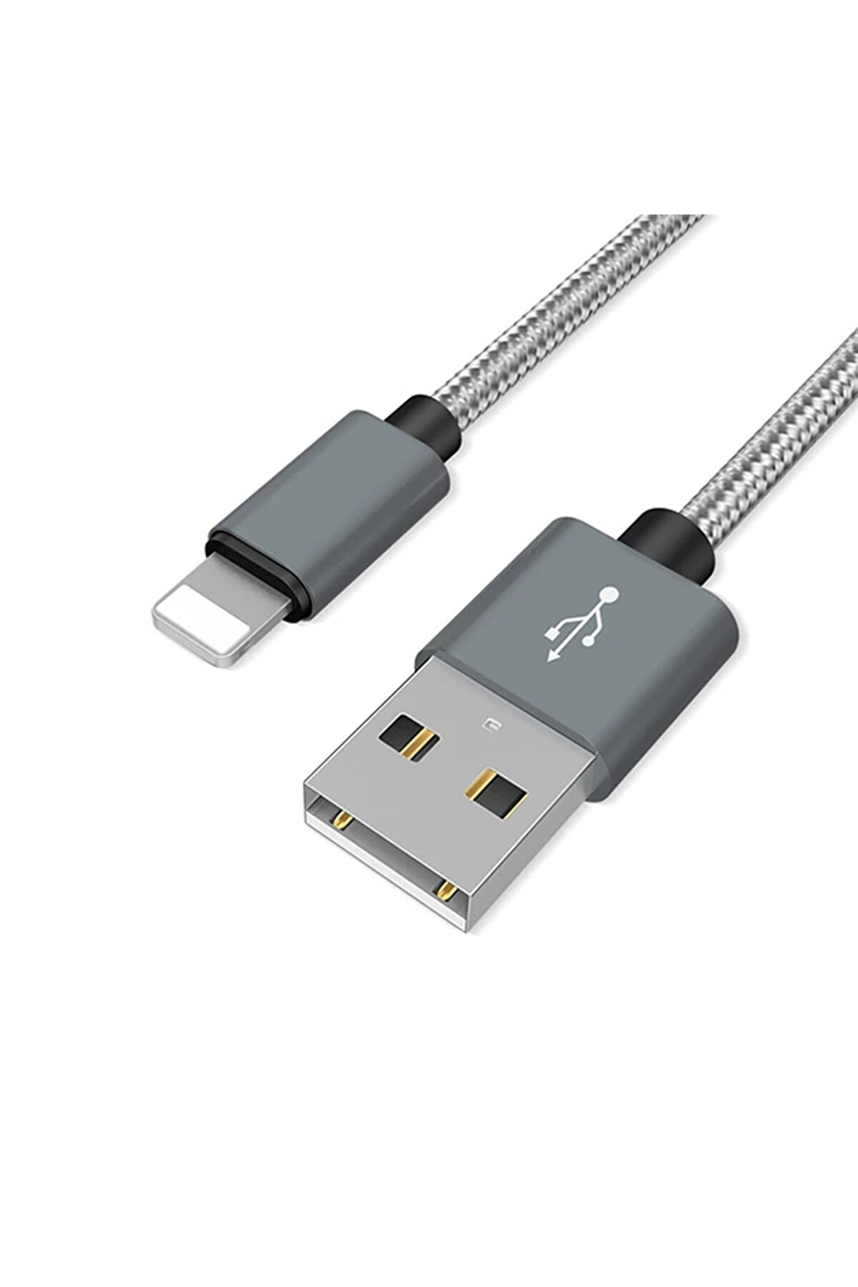 Ally İphone İos 3.0A Hızlı Şarj Halat Usb Kablo 20Cm-(5775) - Gms6226-7494