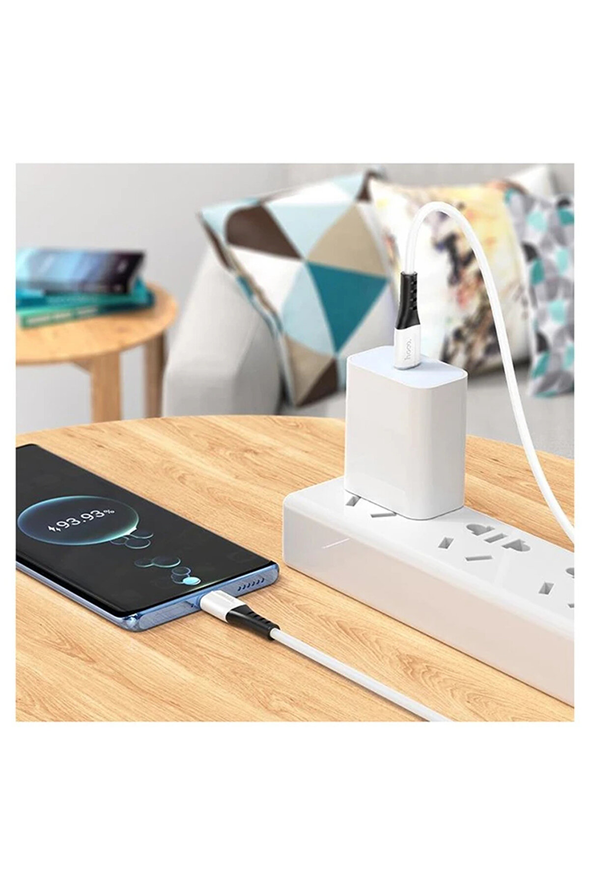 Hoco X82 60W Type-C To Type-C Hızlı Şarj Kablosu Si̇li̇kon Data Kablosu-(1903) - Dropx6002-2773