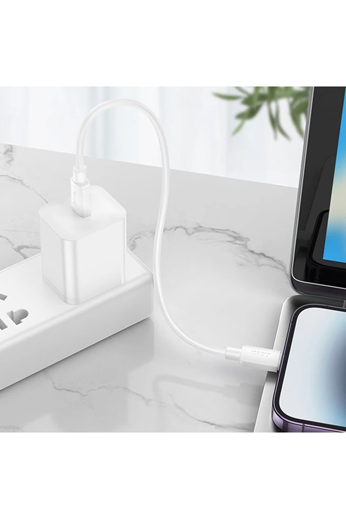 Hoco X96 Hyper Type-C To İphone Li̇ghtni̇ng Hızlı Şarj Ve Data Kablosu-(5775) - Gms7183-9548