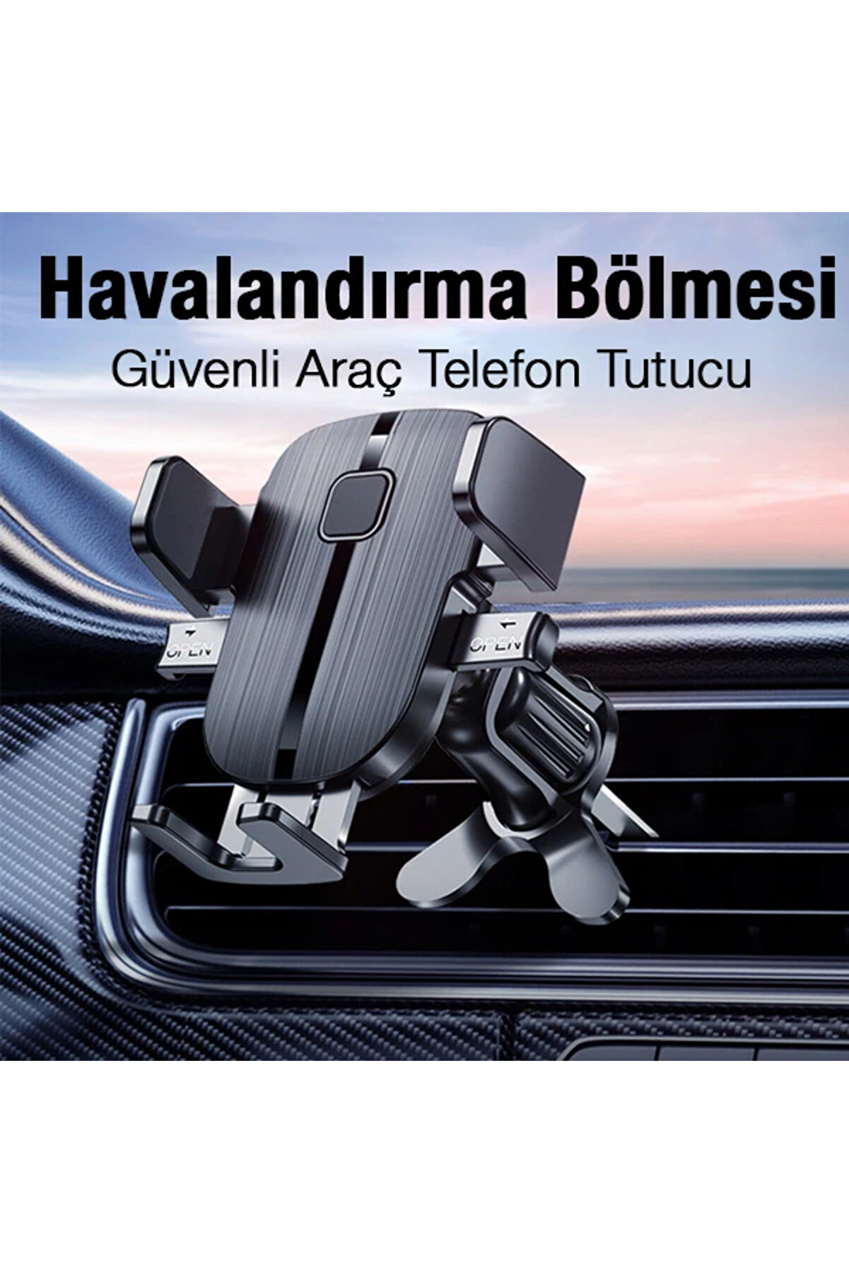 Ally B073 Ara&ccedil; İ&ccedil;i̇ Havalandırma Telefon Tutucu-(1903) - Dropx2959-3618