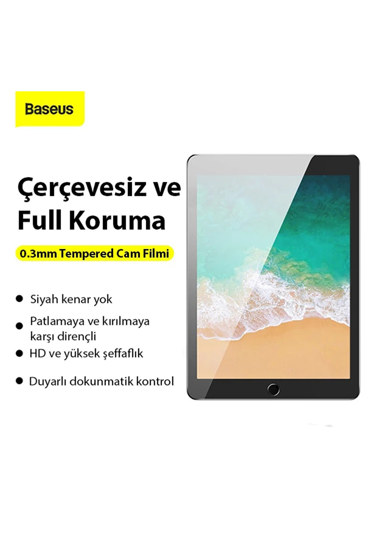 İpad 9.7 2018 / 2017 / Pro 9.7 / Ai̇r 2 / Ai̇r Tempered Cam Ekran Koruyucu-(1903) - Dropx3274-3584