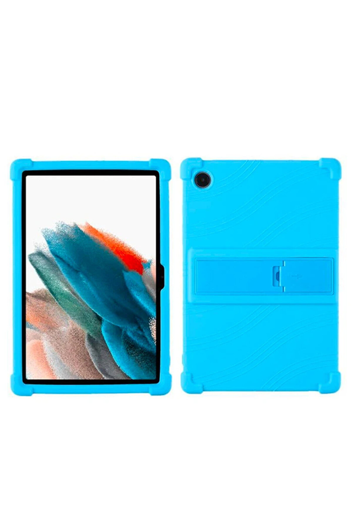 Ally Sm Galaxy Tab A8 2021 10.5 (X200/X205) Uyumlu  Kılıf Standlı Si̇li̇kon Kılıf-(19 - Dropx3211-7977