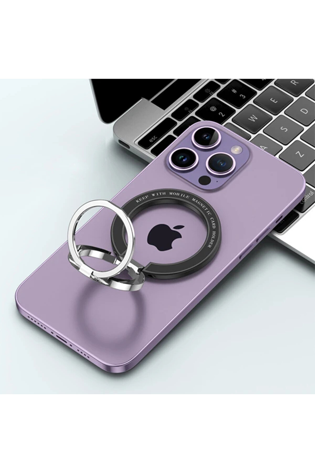 Ally Katlanabi̇li̇r Magsafe Mıknatıslı Cep Telefonu Standı Masaüstü Braketi̇- - Dropx6377-1836