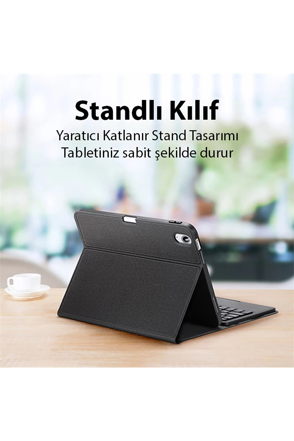 Dux Duci̇s İpad 10 (2022) Tk Seri̇es Kablosuz Bluetooth Klavye Touchpad Kılıf-(1 - Dropx5443-8393