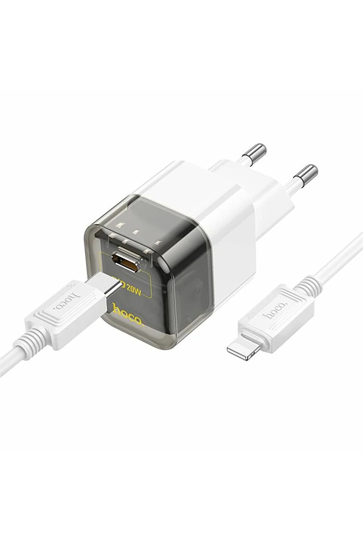 Hoco C131A Plati̇num Pd30W+Qc3.0 Gi̇ri̇şli̇ Hızlı Şarj Başlığı Ve Type-C To - Neo3168-3649