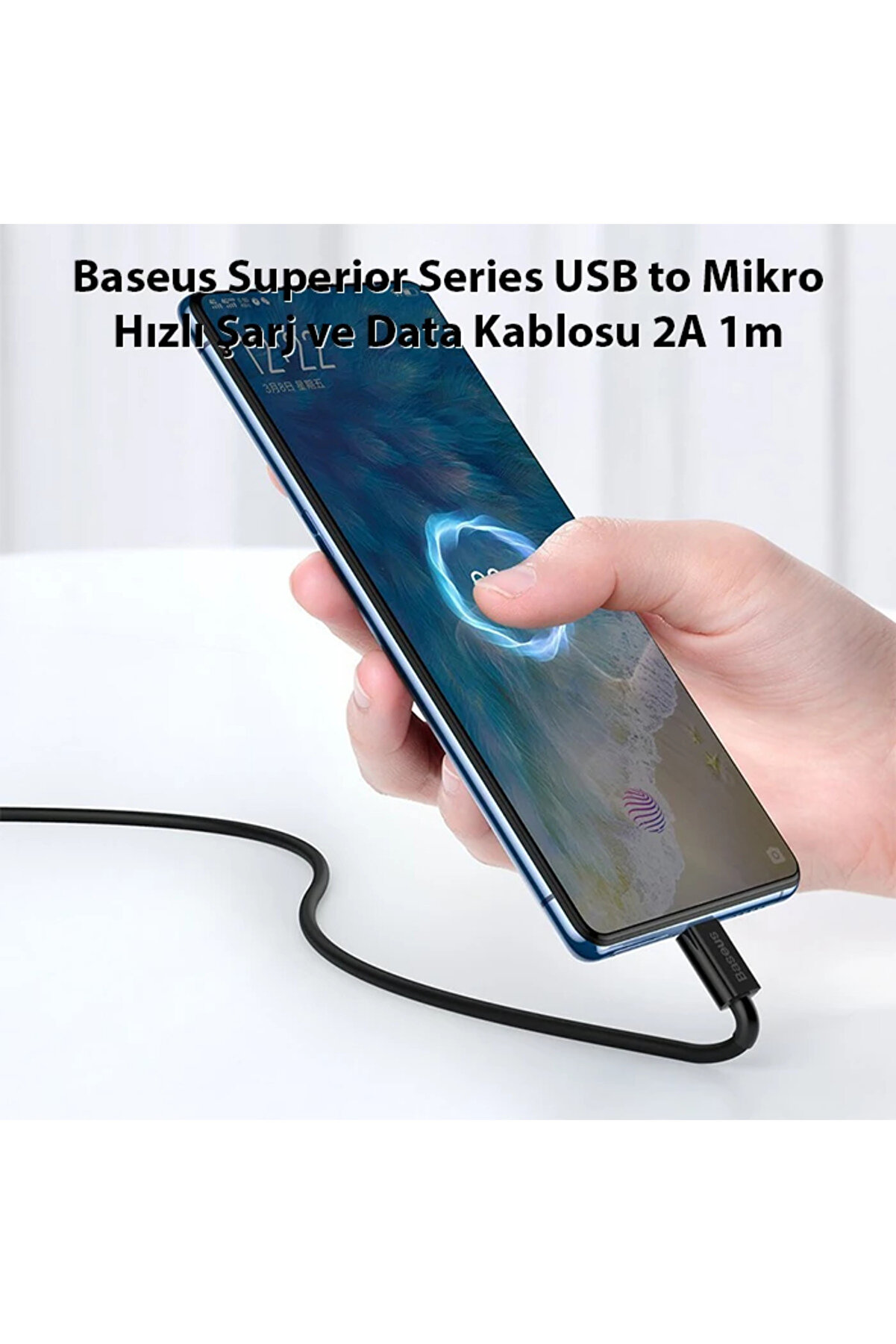 Superi̇or Seri̇es Usb To Mi̇kro Hızlı Şarj Ve Data Kablosu 2A 1M-(1903) - Dropx1765-8897