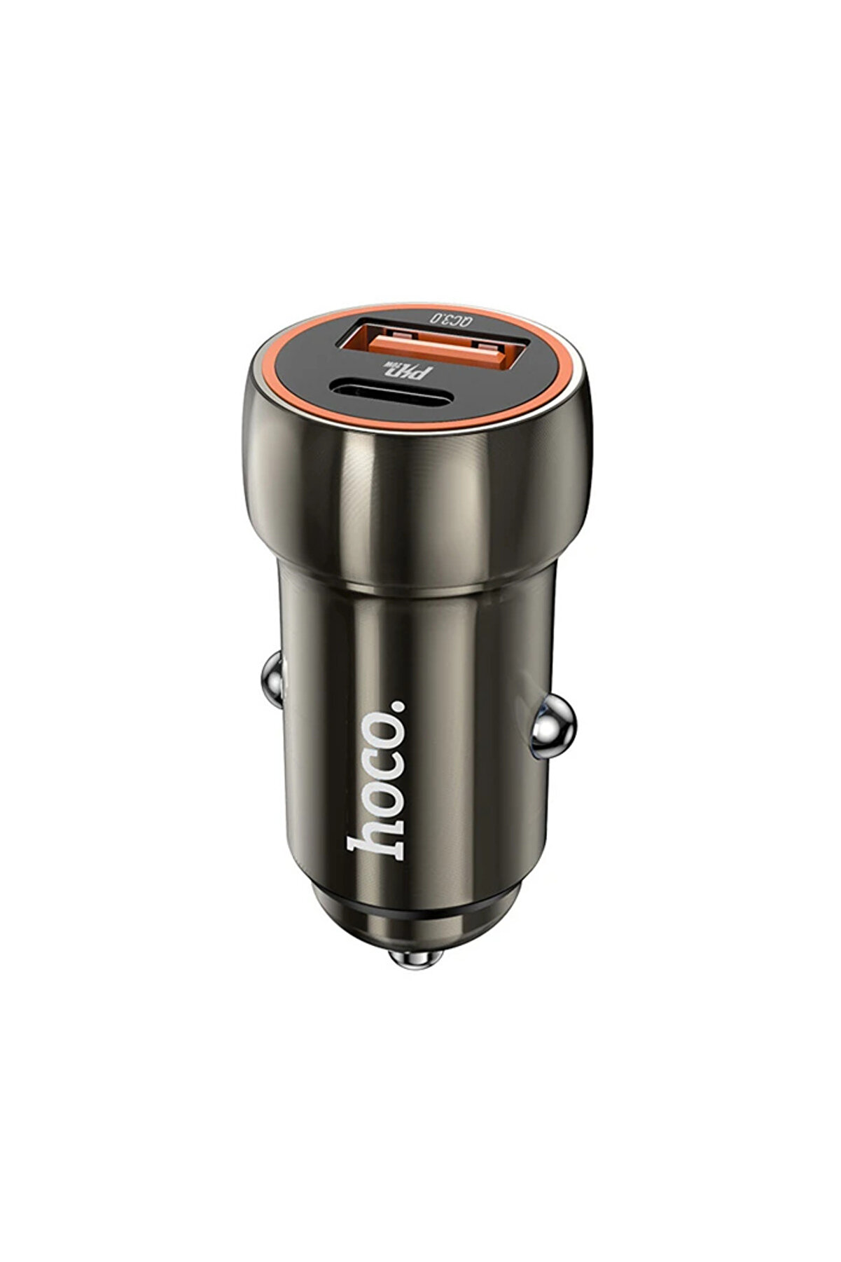 gizmurstore HOCO Z46A PD20W+QC3.0 USB+Type-C Giriş Araç içi Çakmaklık Hızlı Şarj Aleti-( - GMS9182-8361