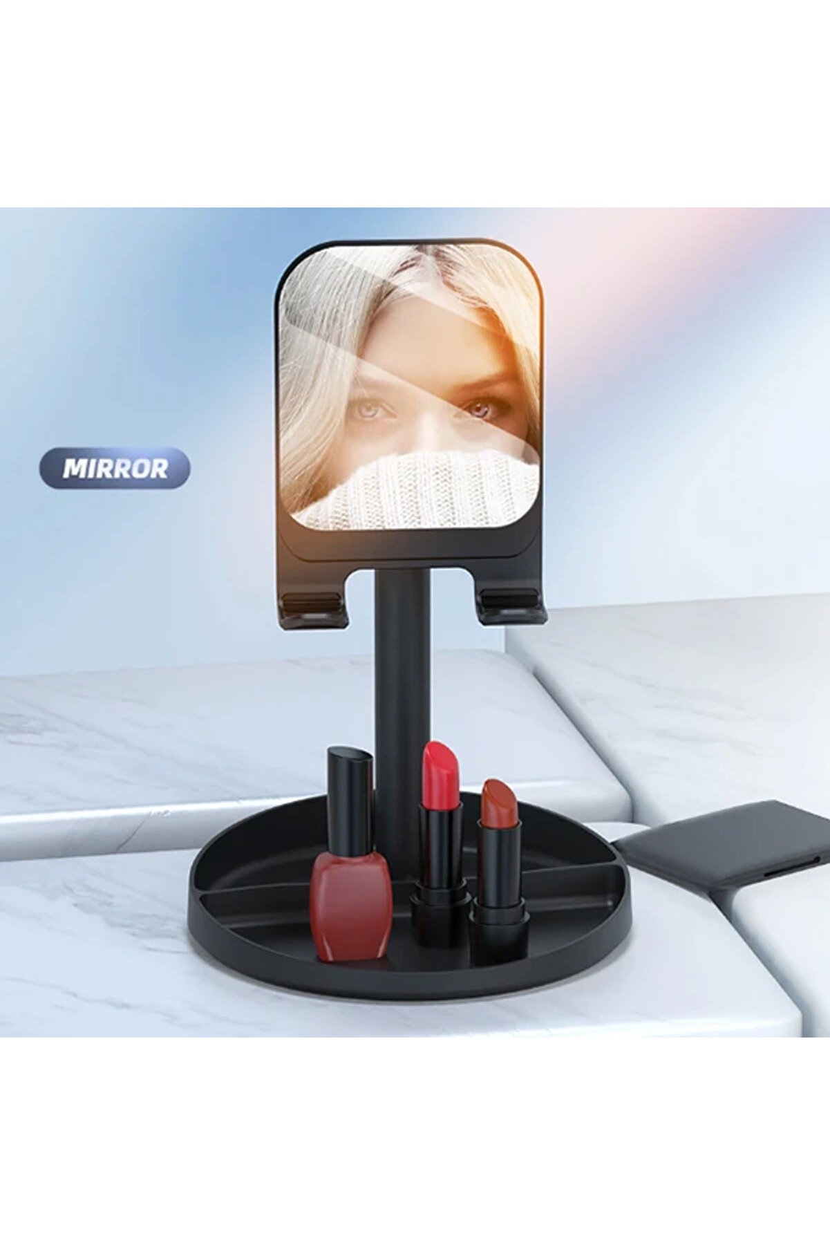 Kuulaa K2 Aynalı Cep Telefonu Ve Tablet Masaüstü Standı Tutucu-(1903) - Dropx8673-2211