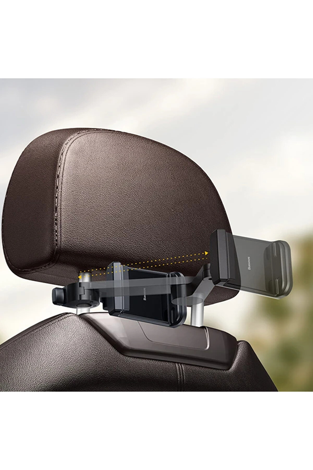 Arka Koltuk Kablosuz Telefon Tutucu Wi̇reless 15W Hızlı Şarj Ci̇hazı - Energy Stor - Cpt209955-82