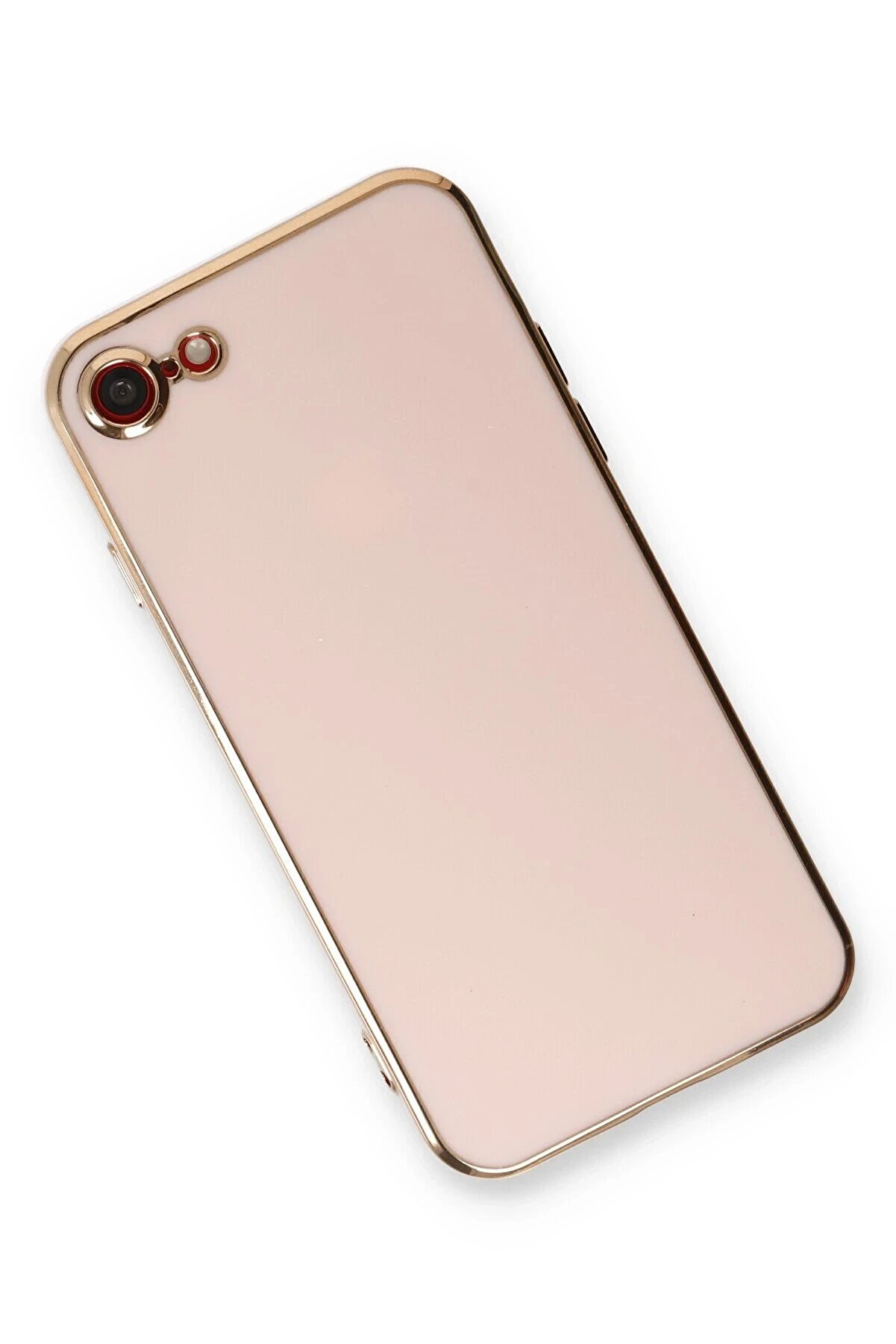 İphone 7 Kılıf Volet Si̇li̇kon - Pembe
