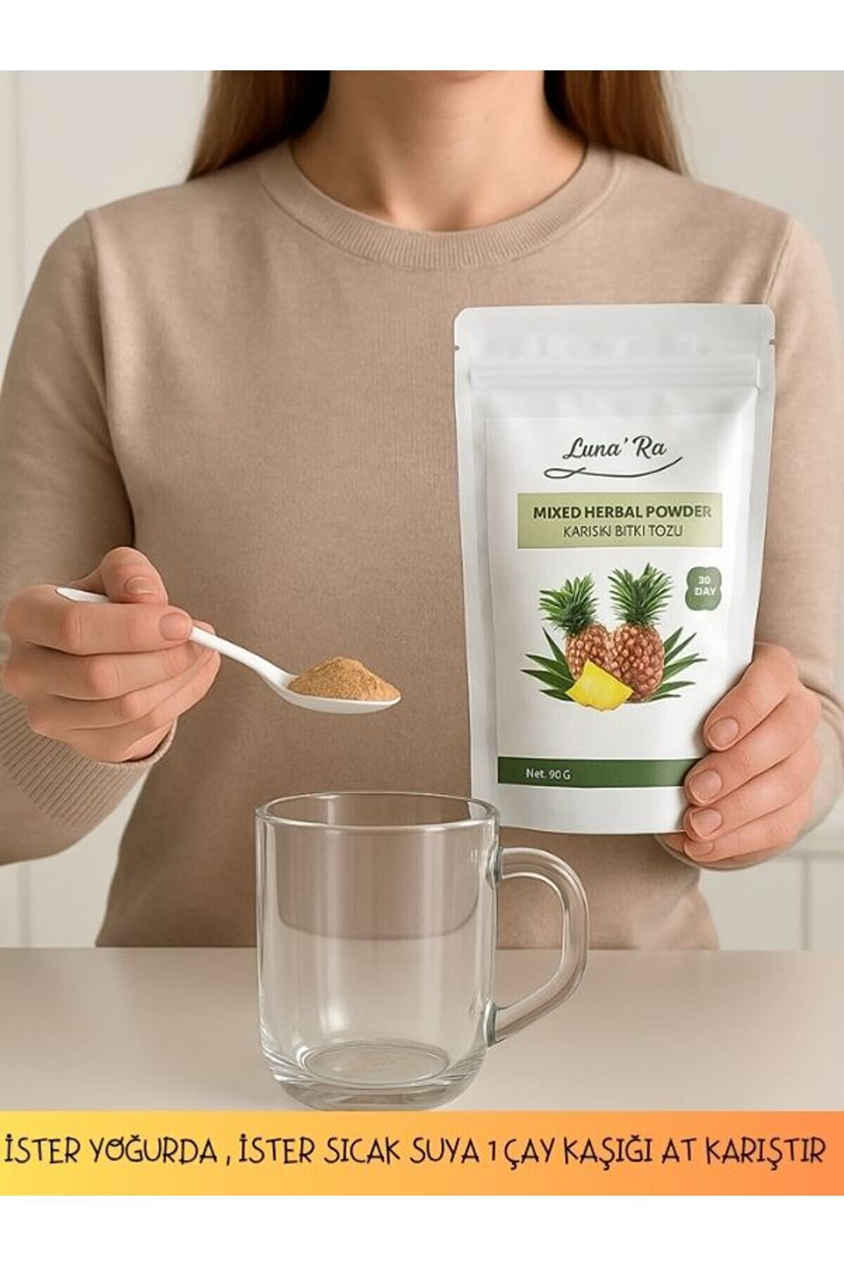 Bromelai̇n Ananas İçeren Detoks Form Çayı 1 Aylık Kullanım