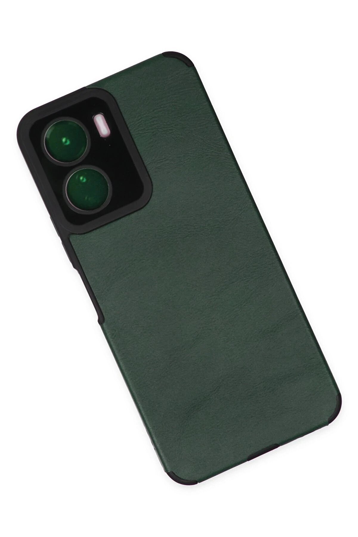 Vi̇vo Y16 Kılıf Loop Deri̇ Si̇li̇kon - Yeşi̇l - Dropx1295-9651