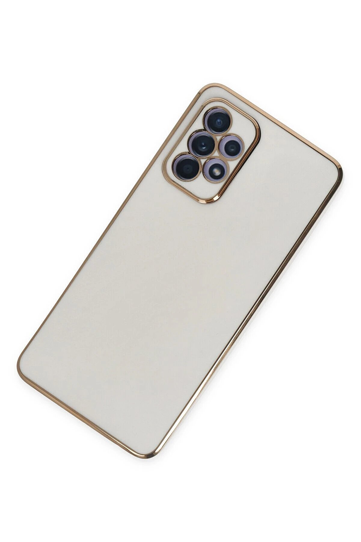 Samsung Galaxy A52 Kılıf Volet Si̇li̇kon - Beyaz - Dropx9925-4167