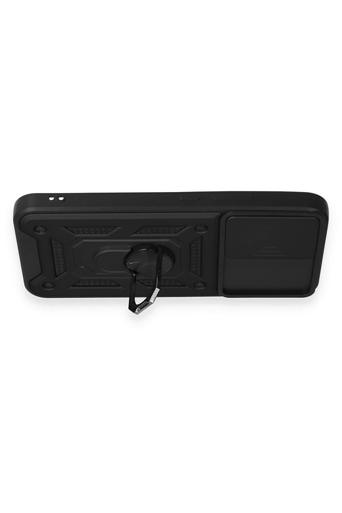 Samsung Galaxy A54 5G Kılıf Pars Lens Yüzüklü Si̇li̇kon - Si̇yah - Dropx7364-7538