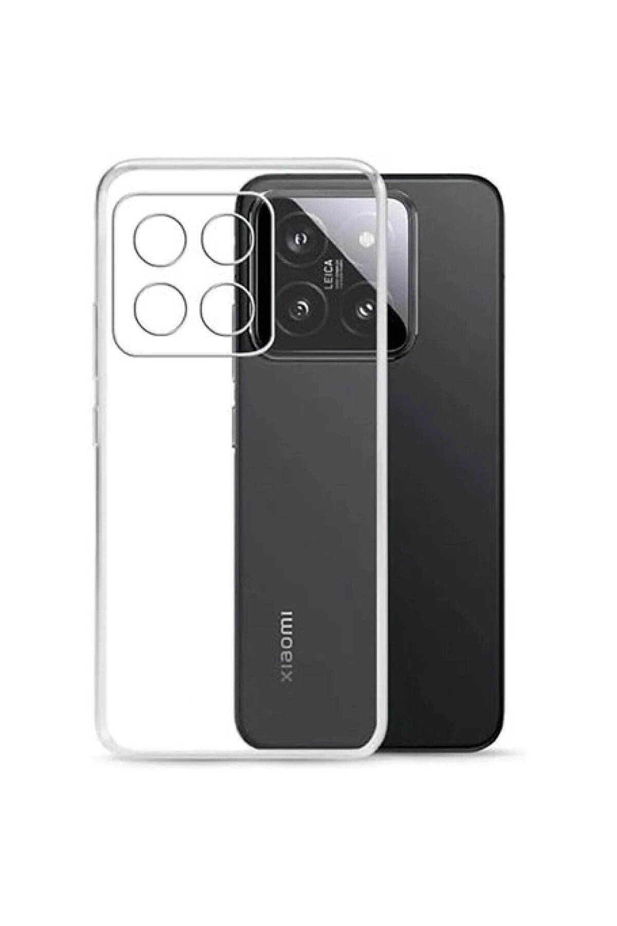 CepteToptan Xiaomi Mi 15 Pro Kılıf Lüx Şeffaf Silikon - DROPX5739-3331