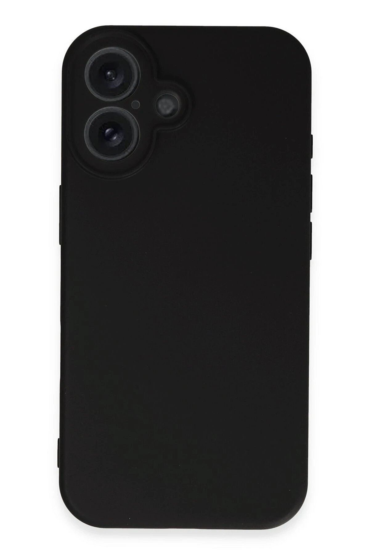 İphone 16 Plus Kılıf Fi̇rst Si̇li̇kon - Si̇yah - Dropx5766-9617