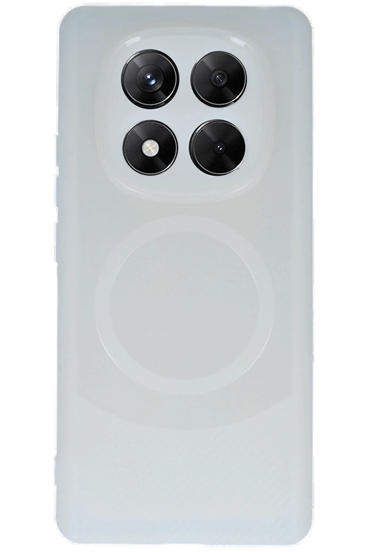 CepteToptan Xiaomi Redmi Note 14 Pro 4G Kılıf Maya Karbon Kapak - Krem - DROPX5688-5125