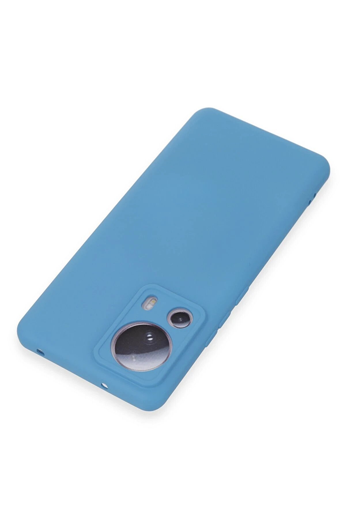 Xi̇aomi̇ Mi̇ 13 Li̇te Kılıf Nano İçi̇ Kadi̇fe Si̇li̇kon - Mavi̇ - Dropx1673-1911