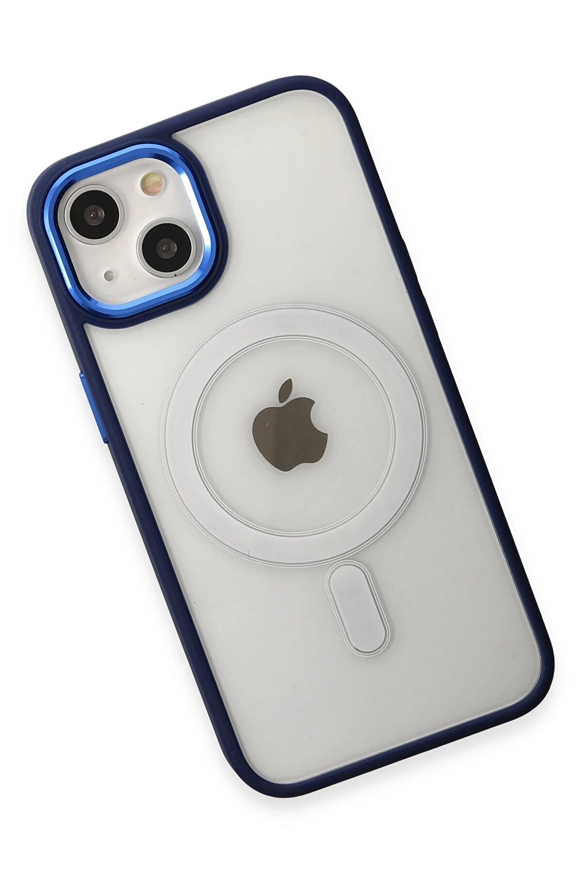 İphone 15 Pro Kılıf Room Magneti̇csafe Si̇li̇kon - Laci̇vert - Dropx5487-5359