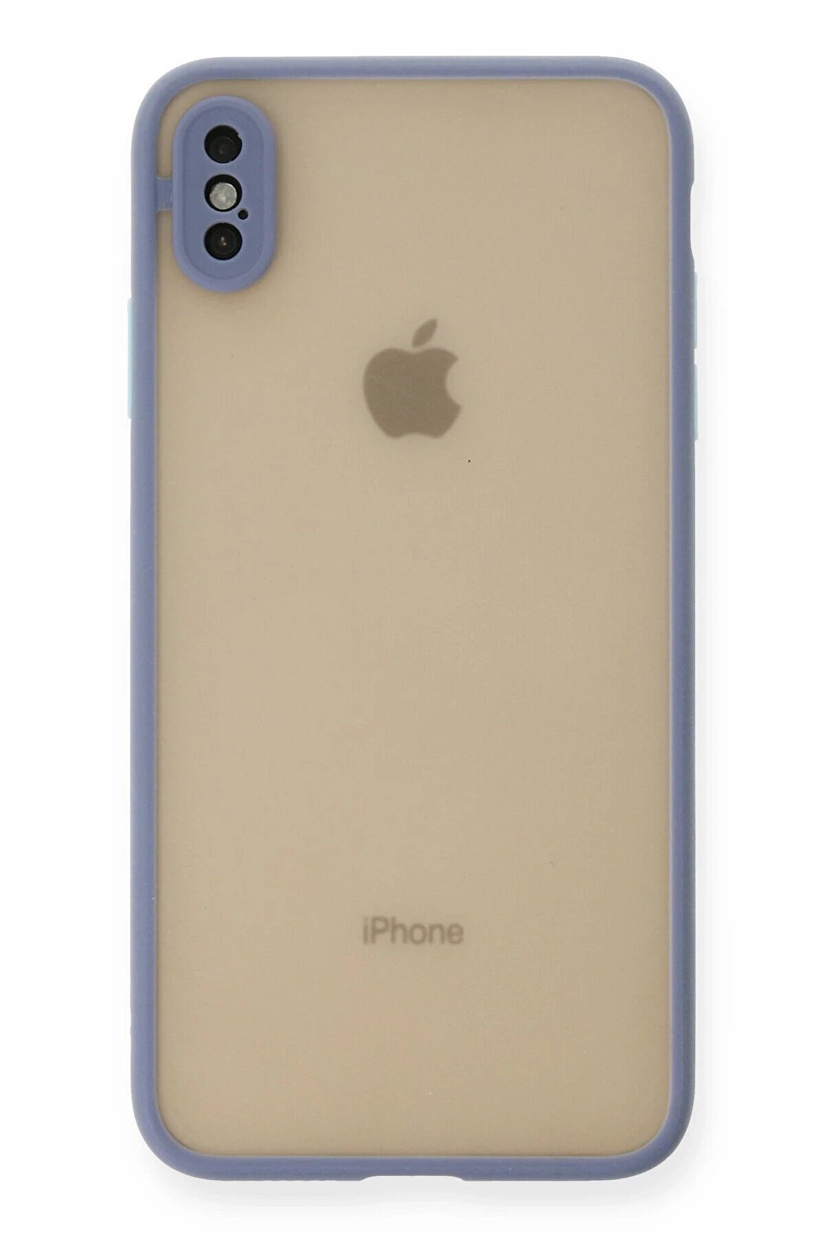 CepteToptan iPhone XS Max Kılıf Montreal Silikon Kapak - Gri - DROPX6355-1907