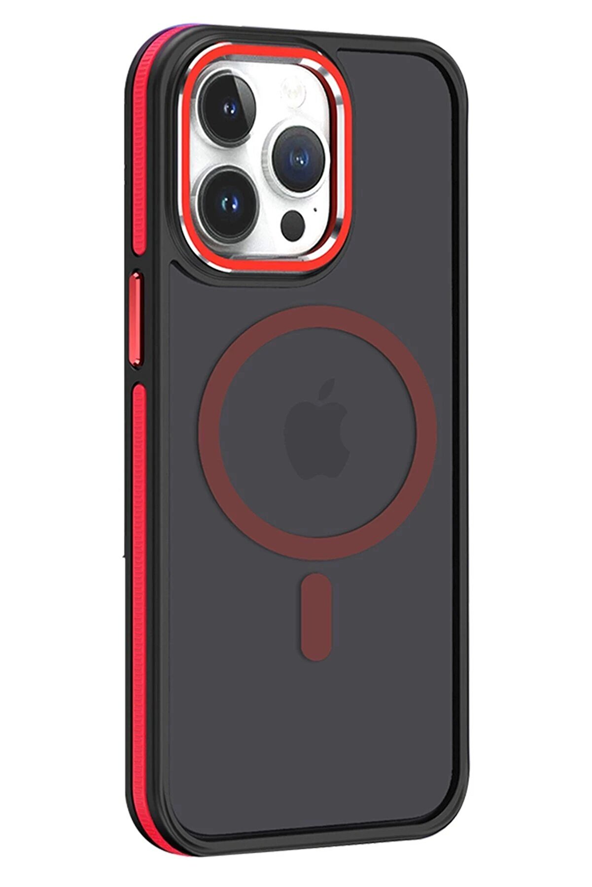 CepteToptan iPhone 14 Pro Max Winner Magsafe Kapak - Kırmızı - DROPX6646-1837