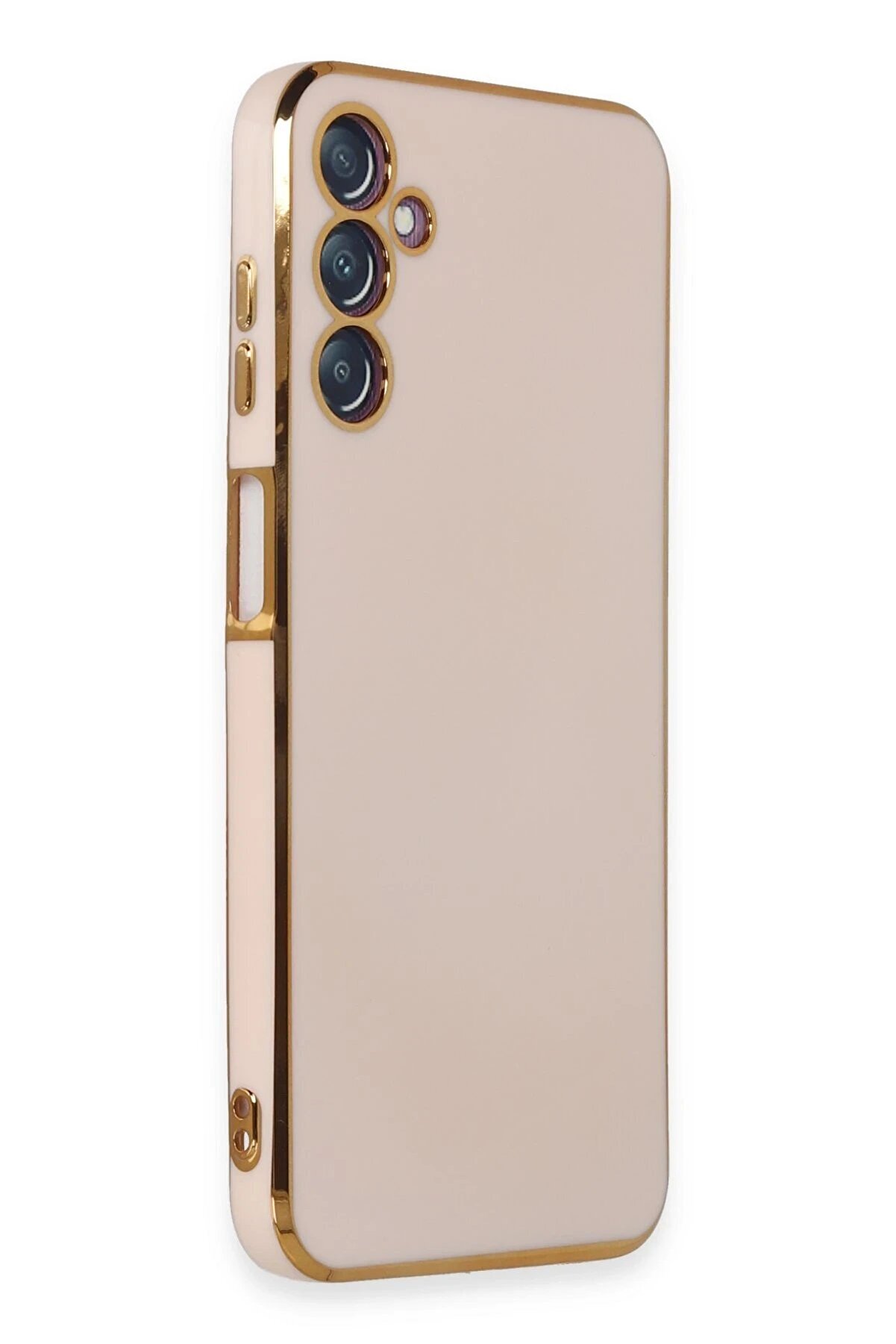 Samsung Galaxy M14 5G Kılıf Volet Si̇li̇kon - Pembe - Dropx6907-5896