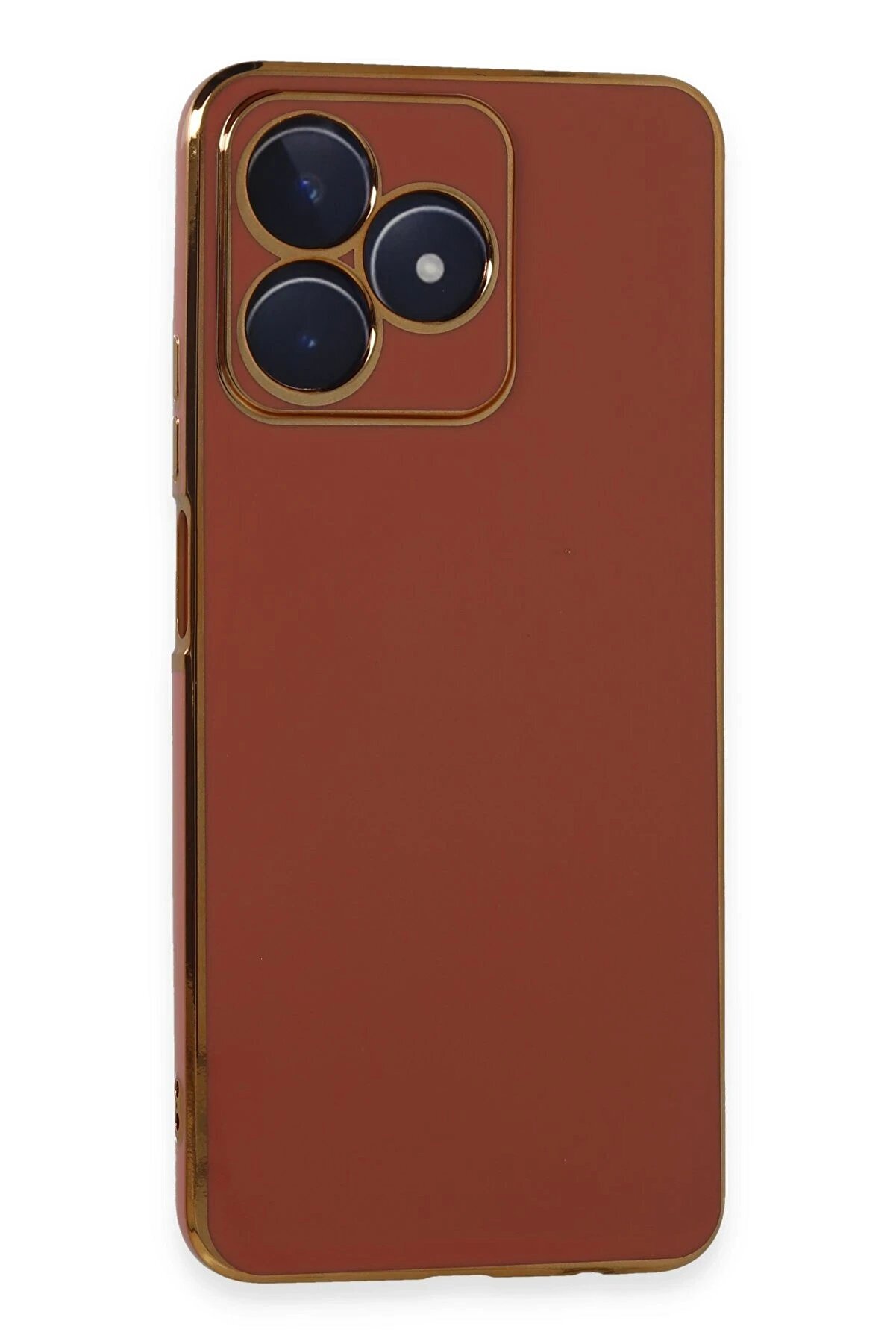 CepteToptan Realme C53 Kılıf Volet Silikon - Kırmızı - DROPX6402-1770