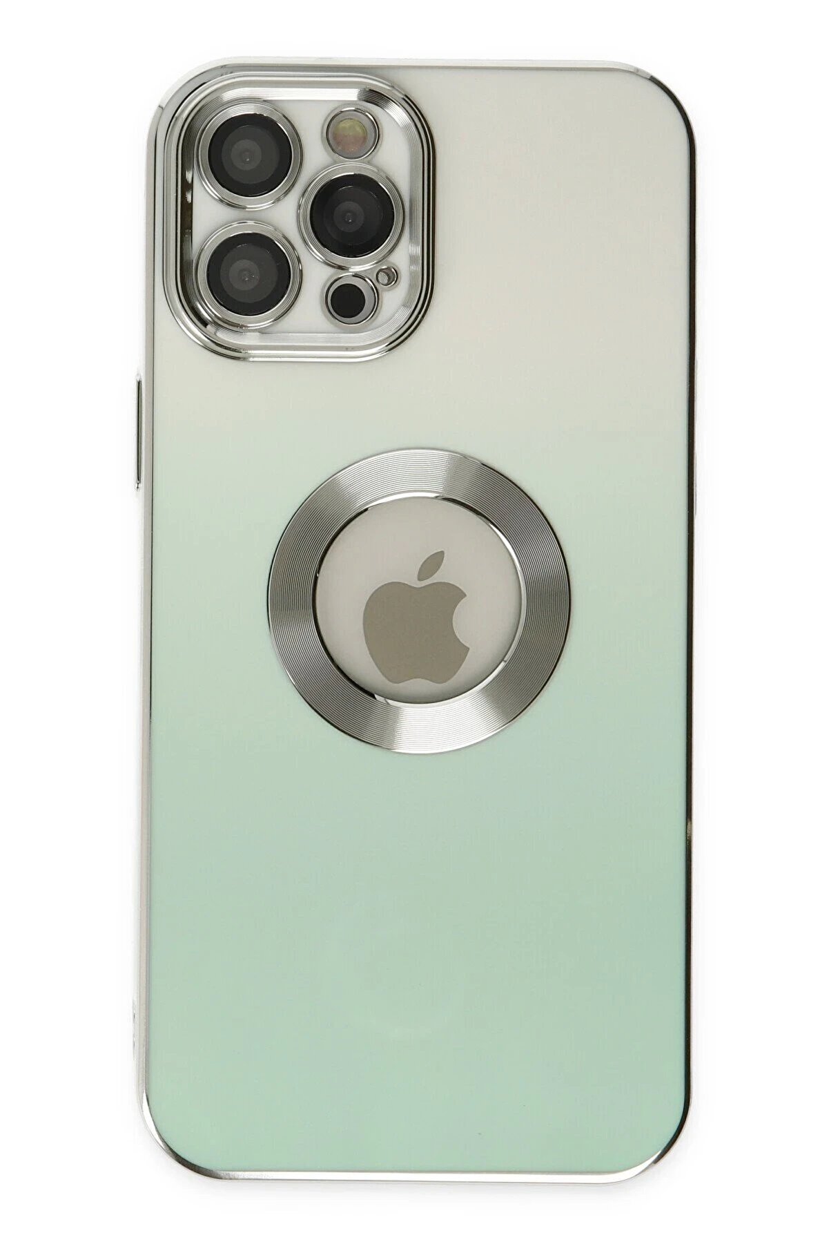 CepteToptan iPhone 12 Pro Max Kılıf Best Silikon - Turkuaz - DROPX1394-2407