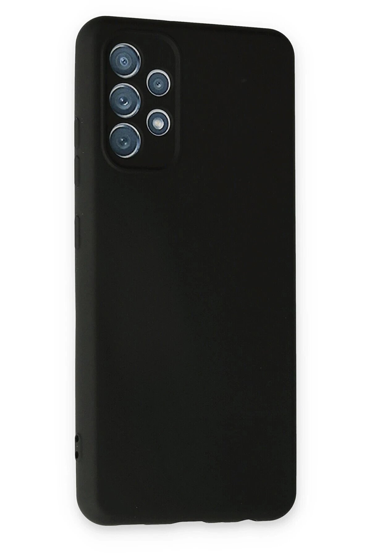 Samsung Galaxy A13 4G Kılıf Nano İçi̇ Kadi̇fe Si̇li̇kon - Si̇yah - Dropx1807-8592