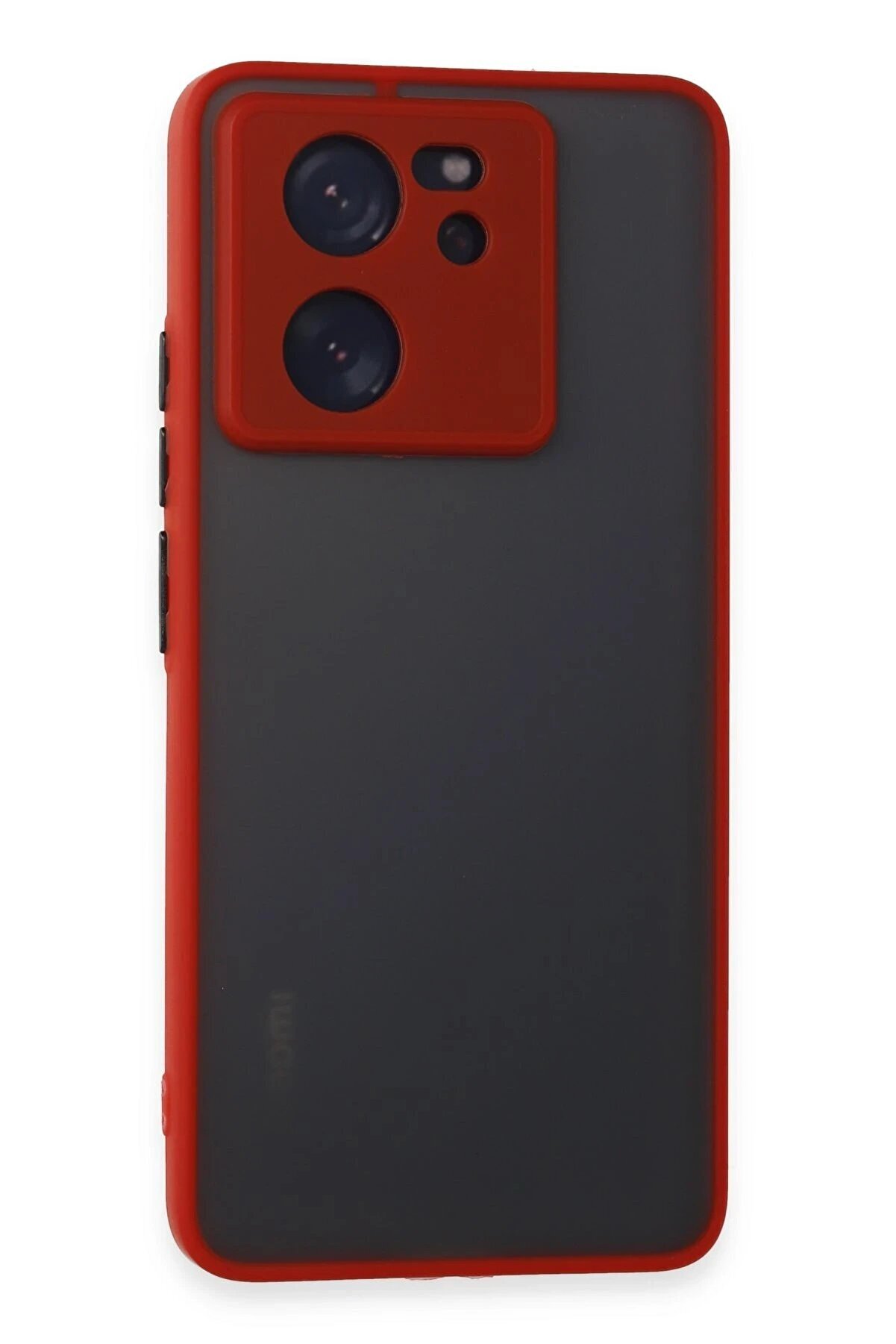 CepteToptan Xiaomi Mi 13T Pro Kılıf Montreal Silikon Kapak - Kırmızı - DROPX1337-7847